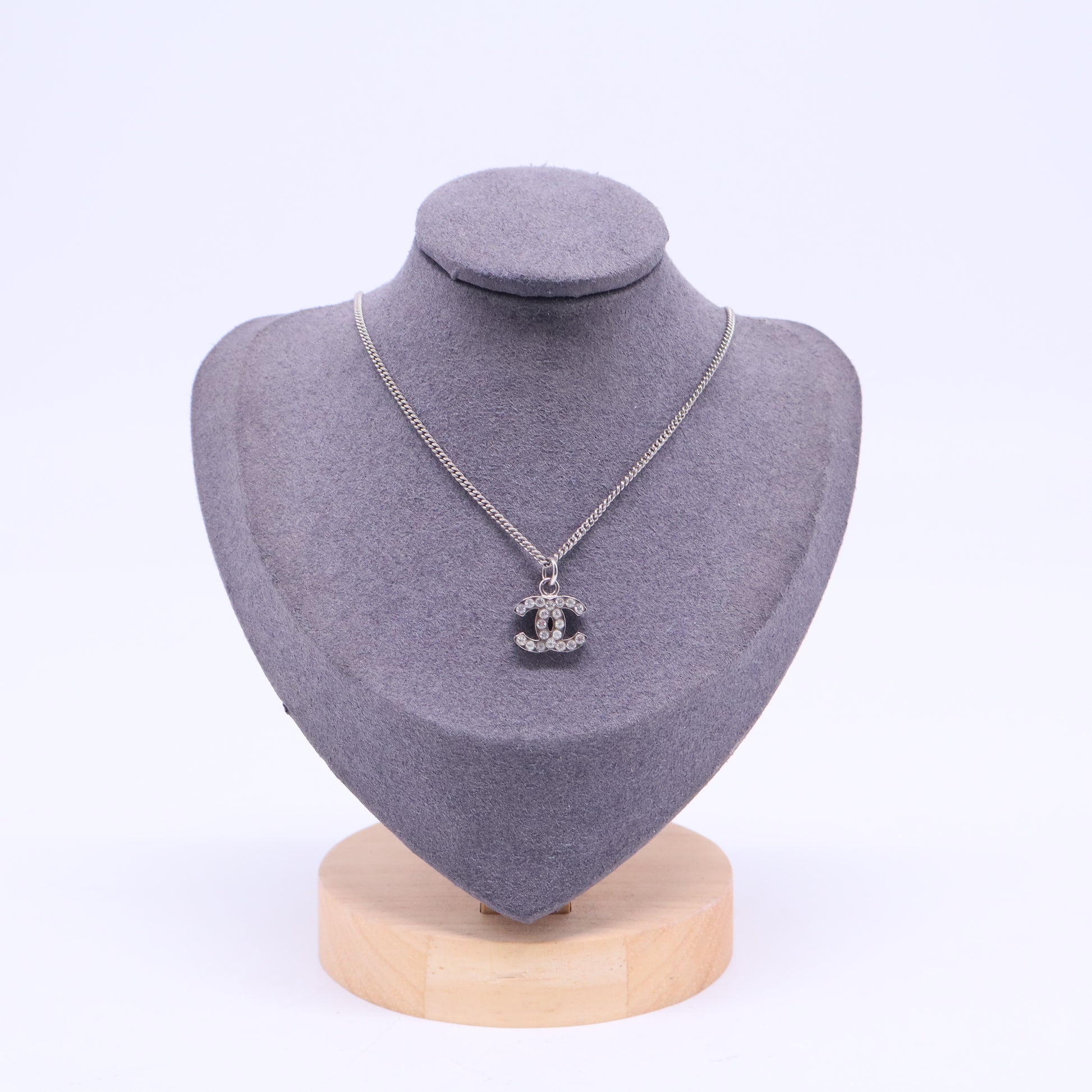 Crystal CC Logo Necklace W20714