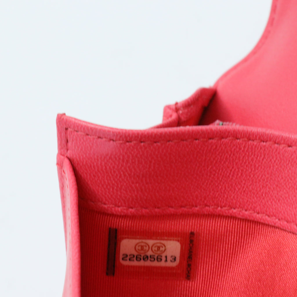 Coco Boy Wallet Quilted Aged Calfskin