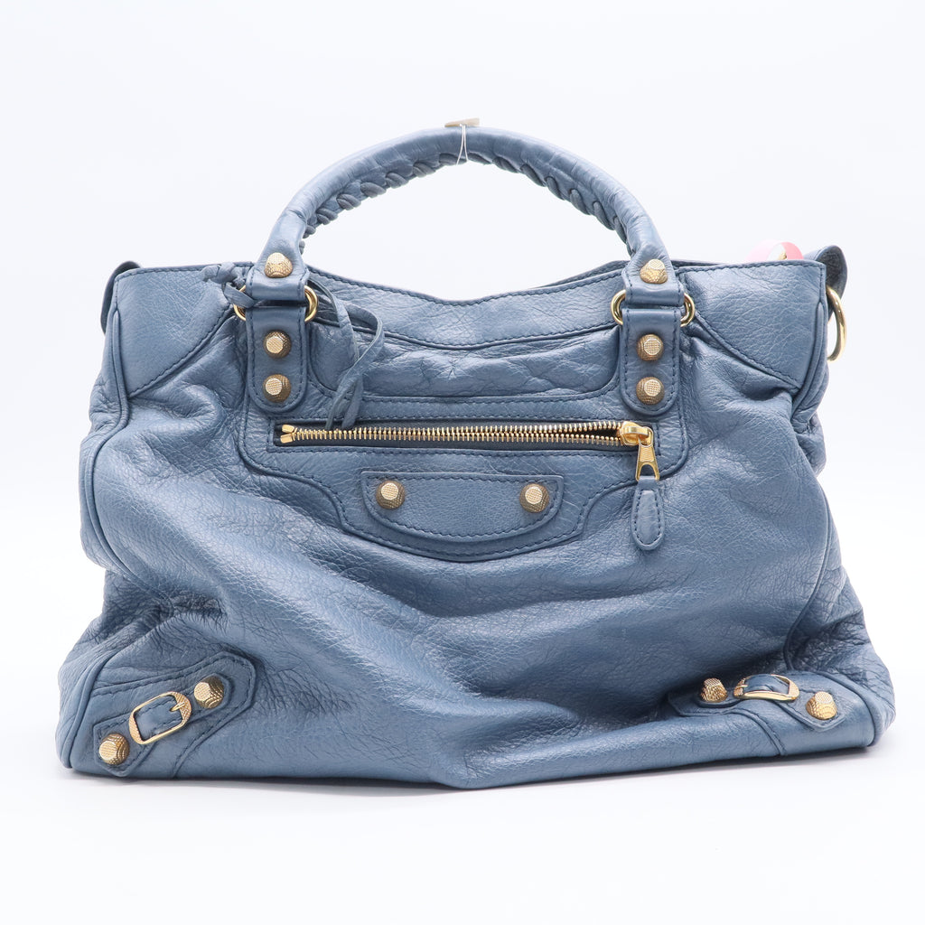 City Classic Studs Bag Leather Medium Twins LDJ2701