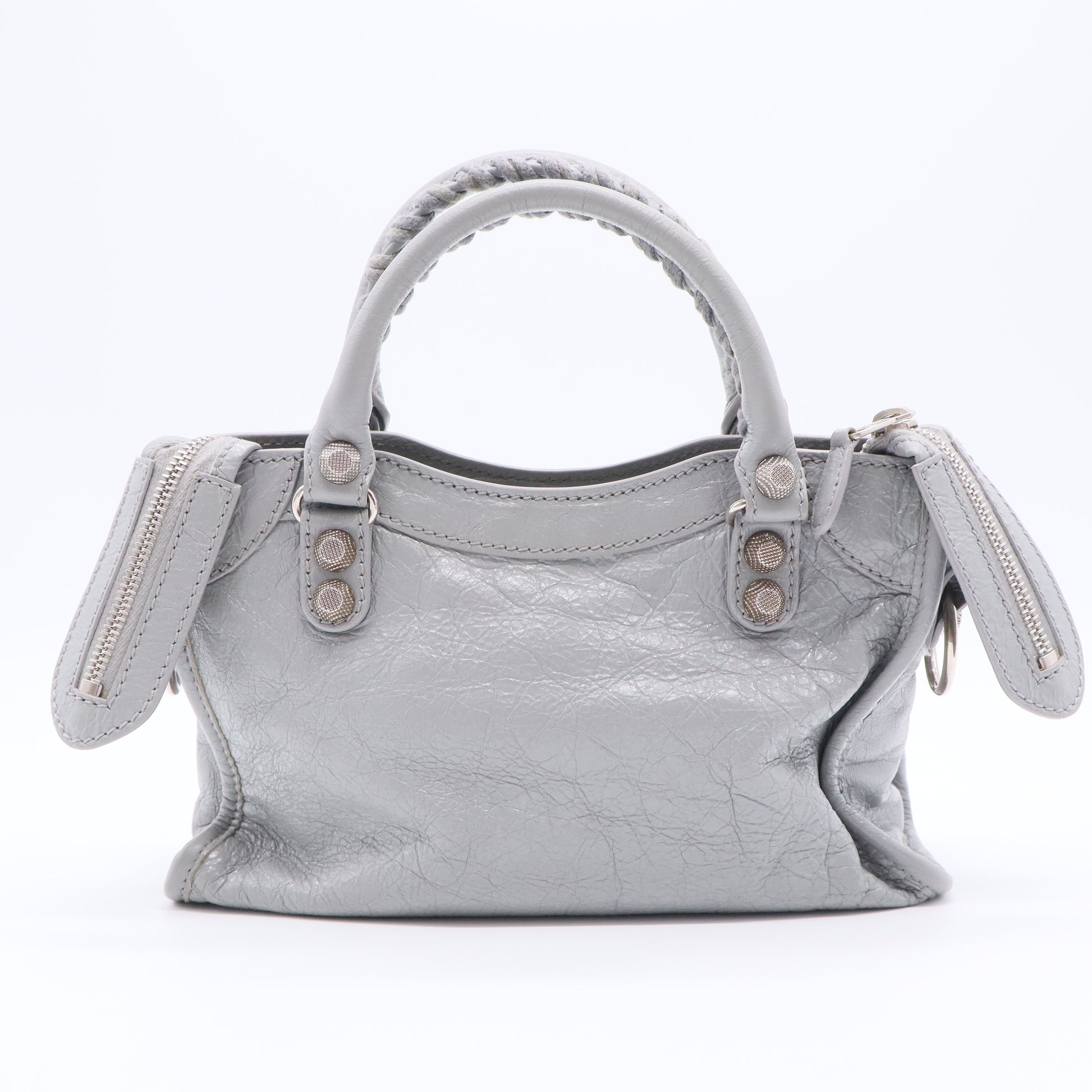 Agneau Giant 12 Silver Hardware Mini City Gris Haussmannien twins