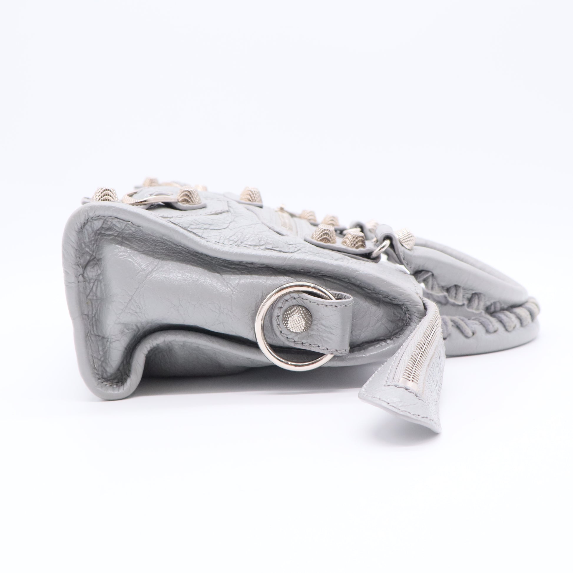 Agneau Giant 12 Silver Hardware Mini City Gris Haussmannien twins