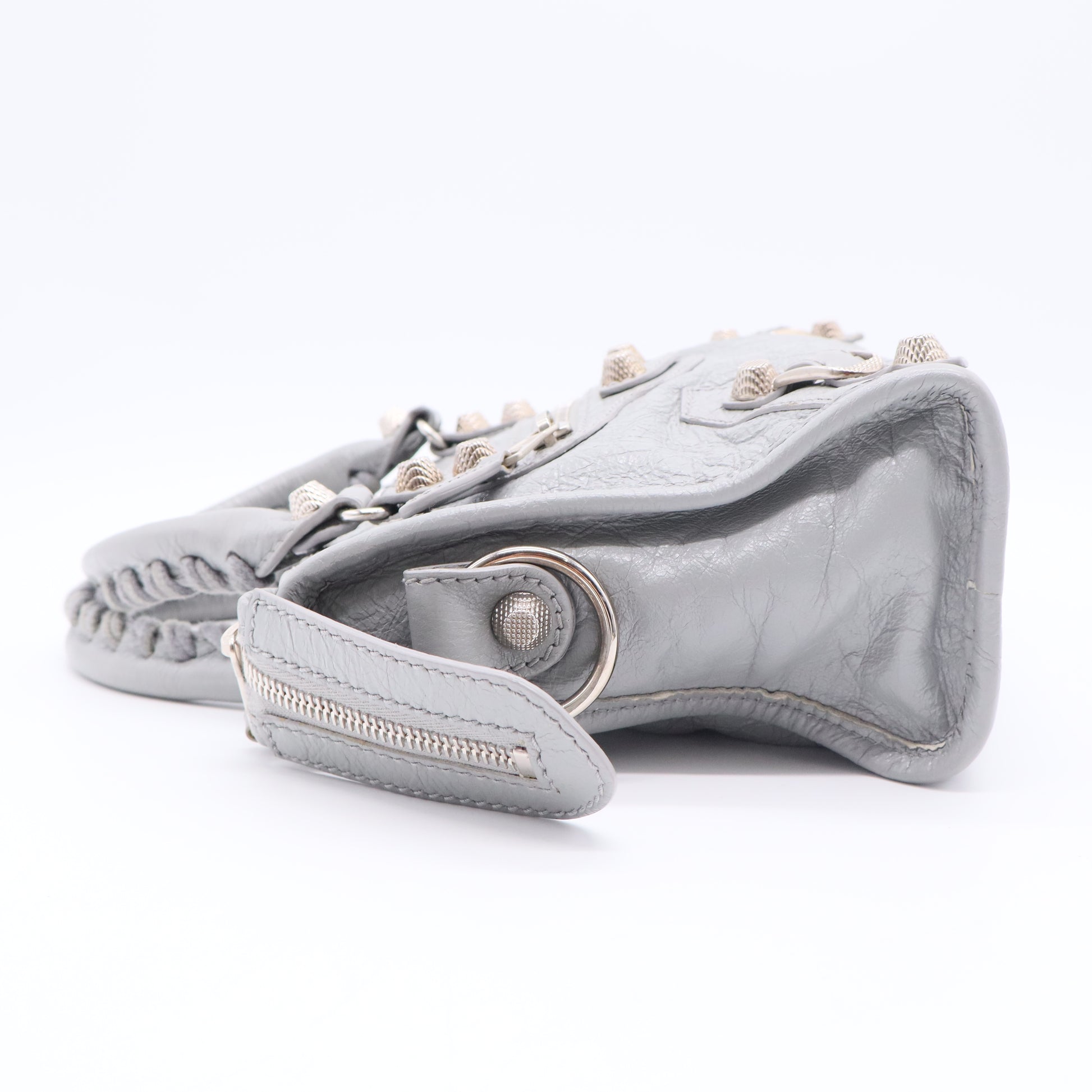 Agneau Giant 12 Silver Hardware Mini City Gris Haussmannien twins