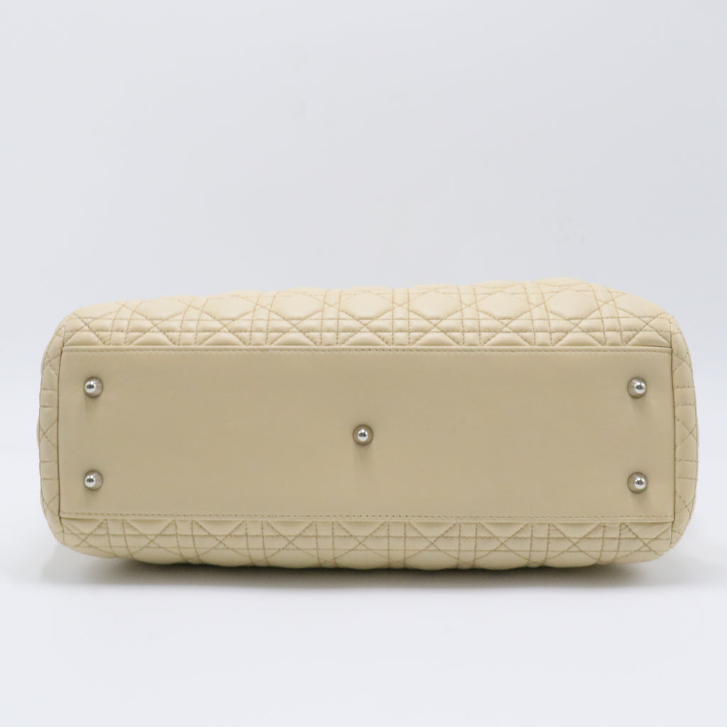 Soft Chain Tote Cannage Quilt Lambskin Large