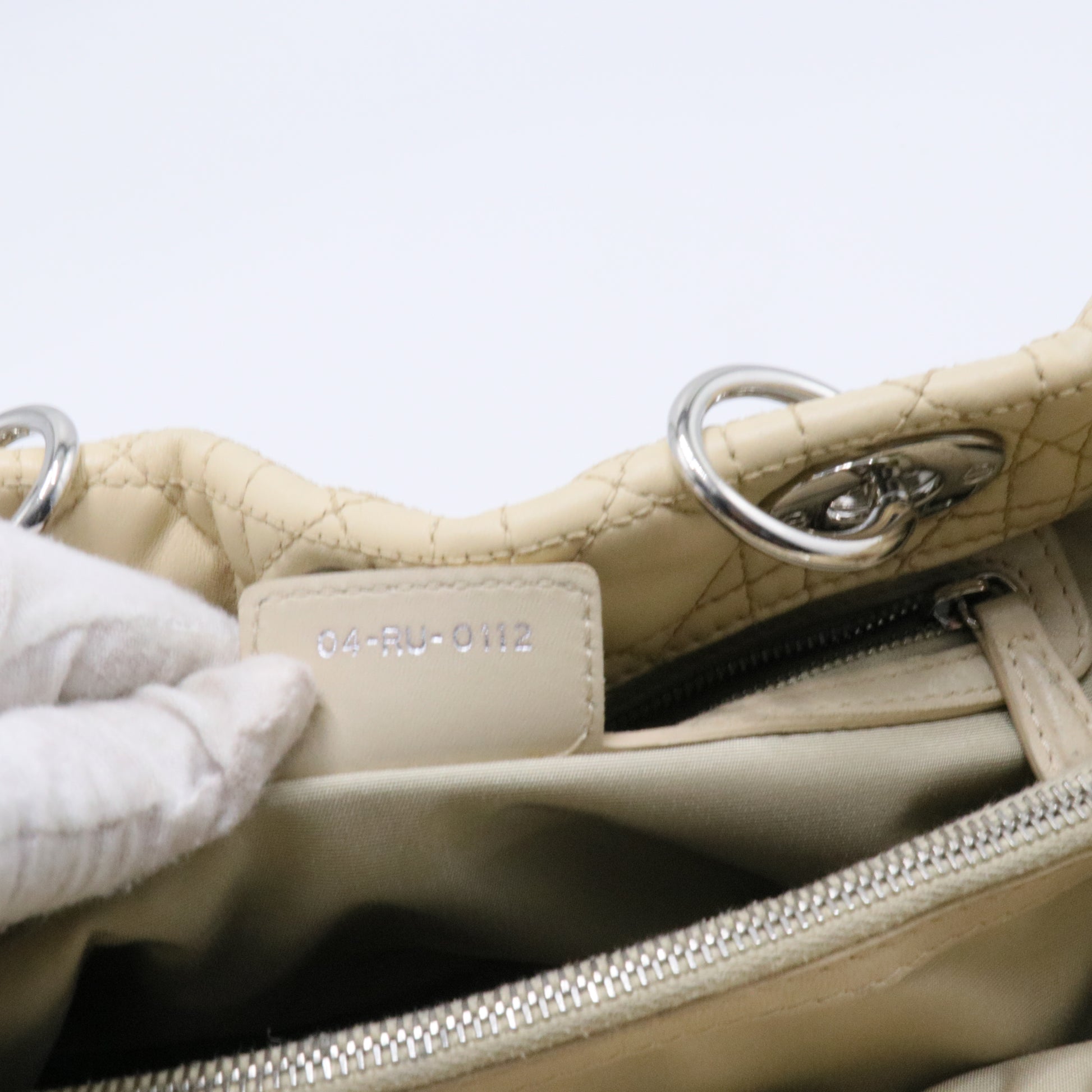 Soft Chain Tote Cannage Quilt Lambskin Large