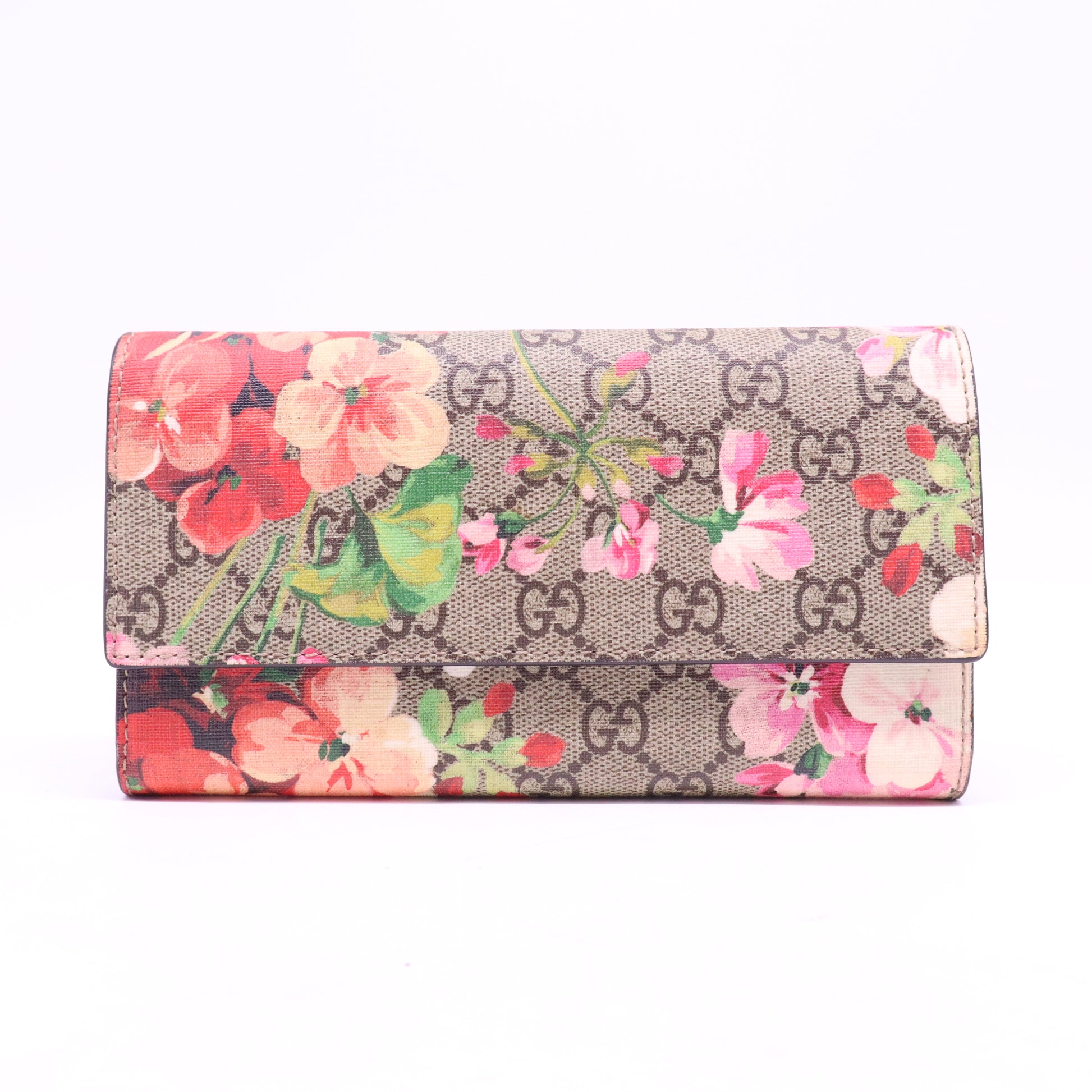 Gucci GG Blooms Supreme Continental Wallet W20665