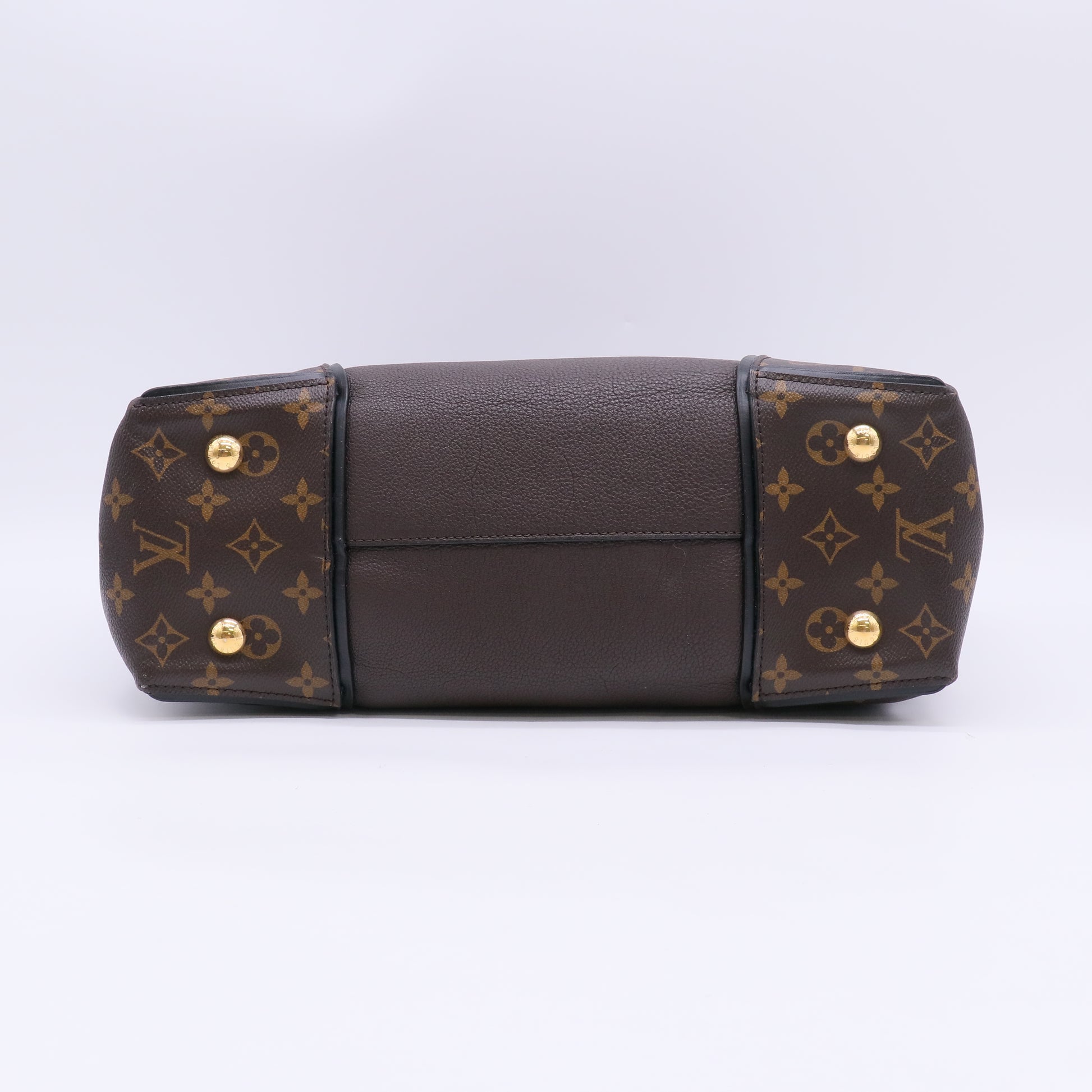 Louis Vuitton Veau Cachemire Monogram Tote W PM Chocolate B22270