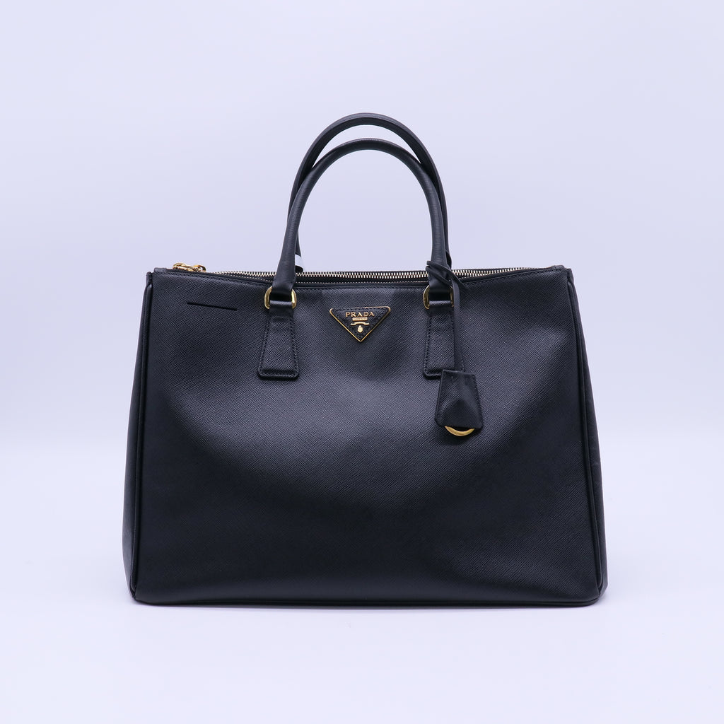 Prada Saffiano Lux Galleria Double Zip Tote Bag large B22139