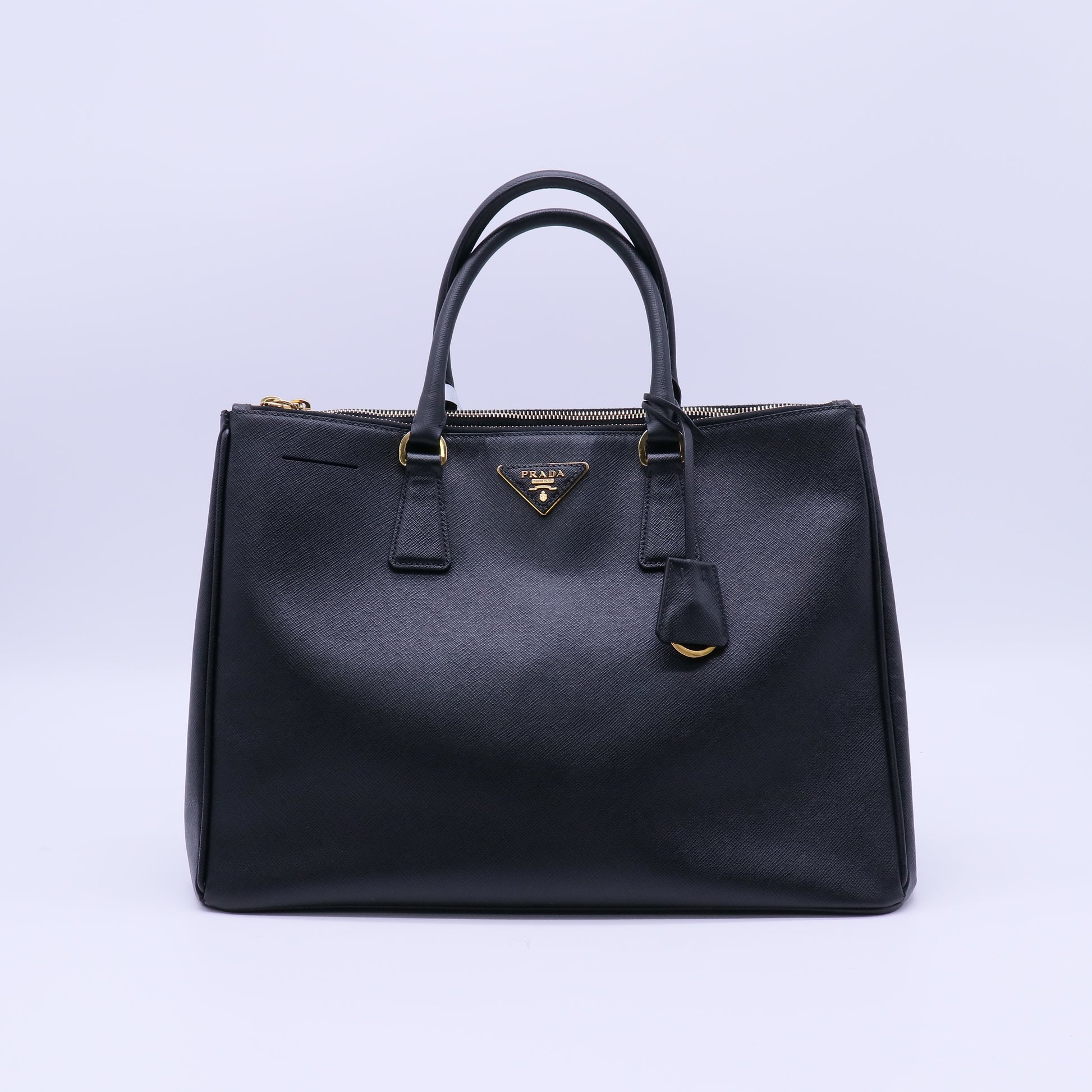 Prada Saffiano Lux Galleria Double Zip Tote Bag large B22139