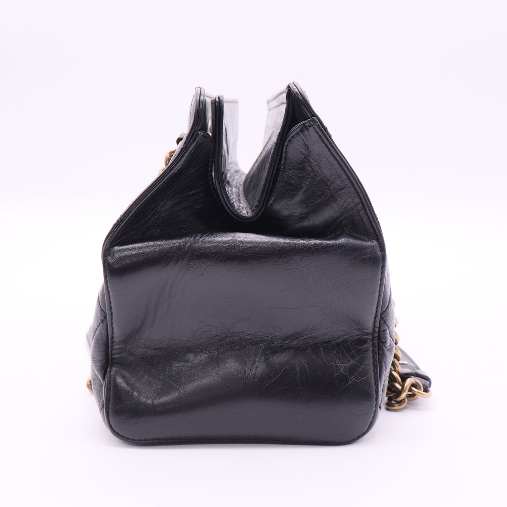 Perfect Edge Tote Quilted Glazed Calfskin