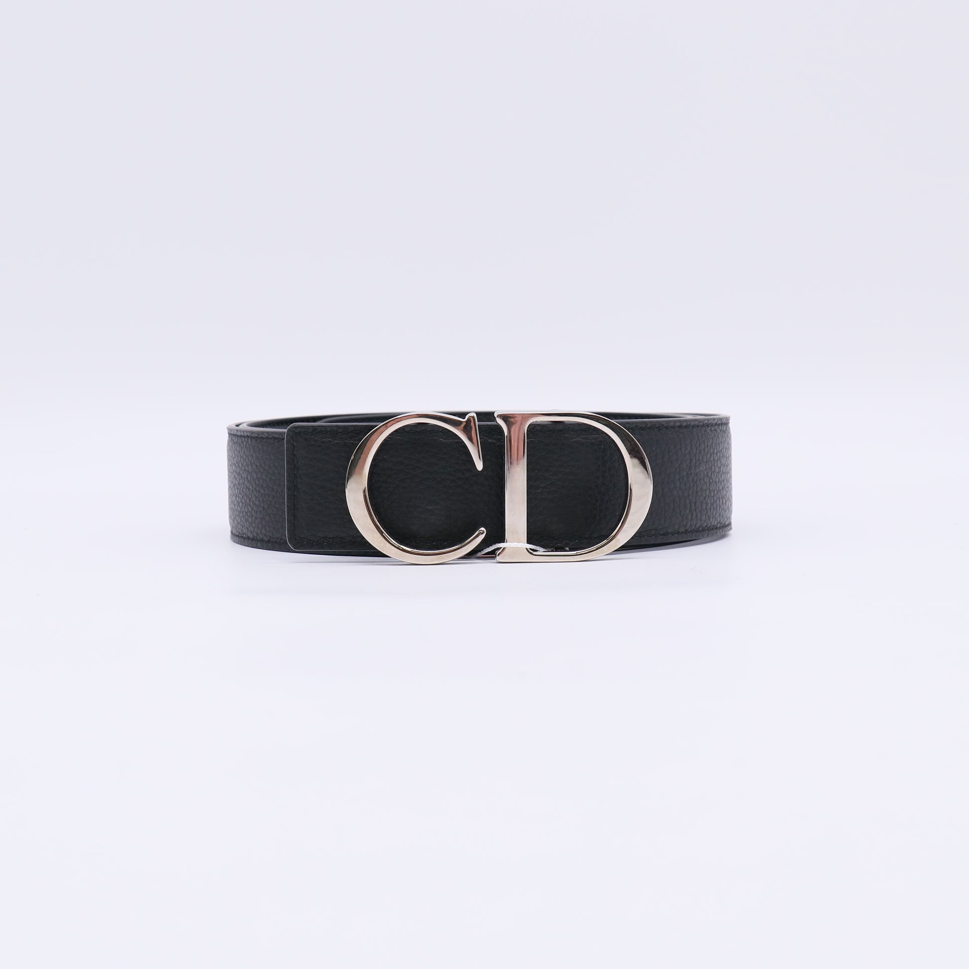 C'est Dior Belt Black Smooth Calfskin Twins LDJ4937