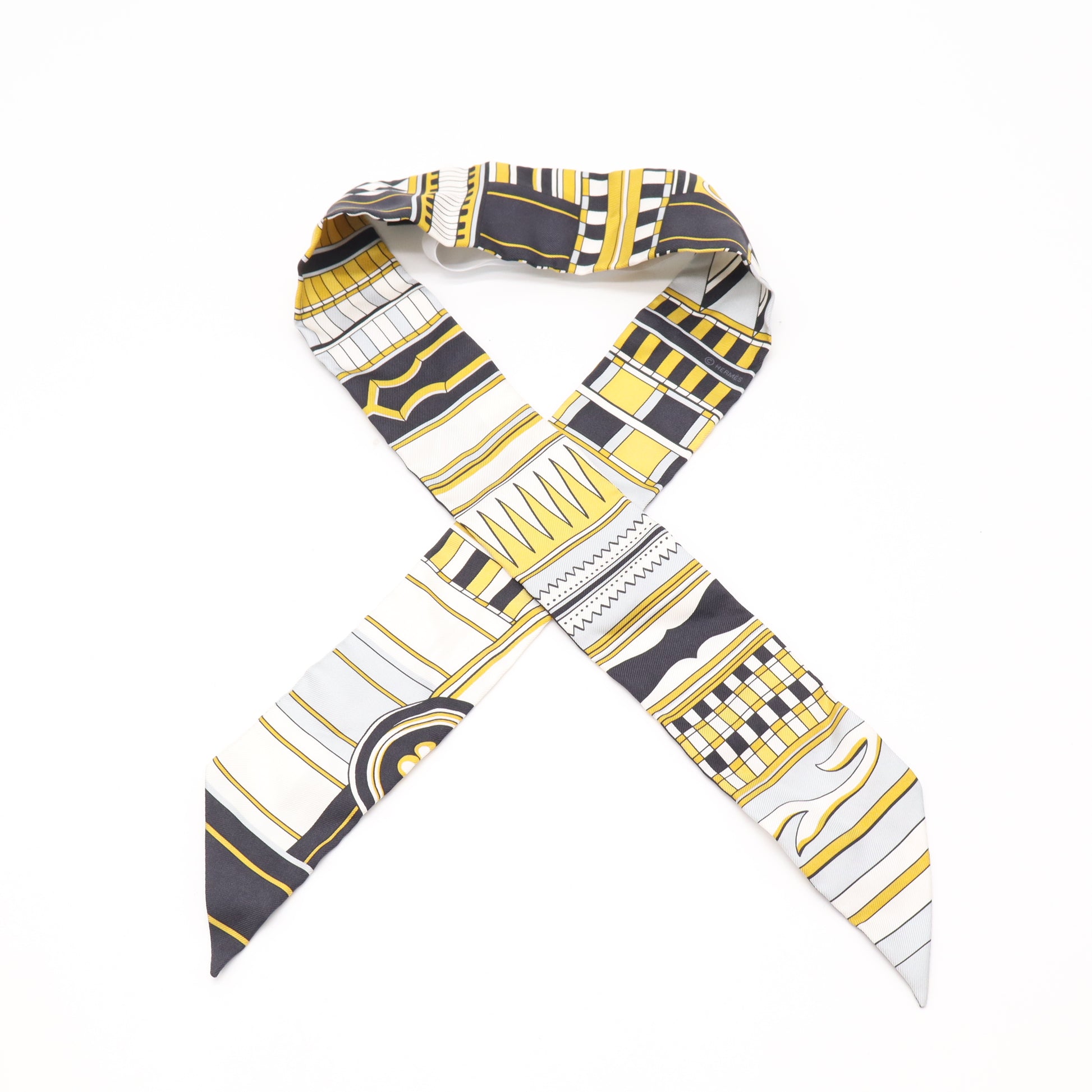 Hermes Tricolor Voltes Et Pirouettes Twilly W23034
