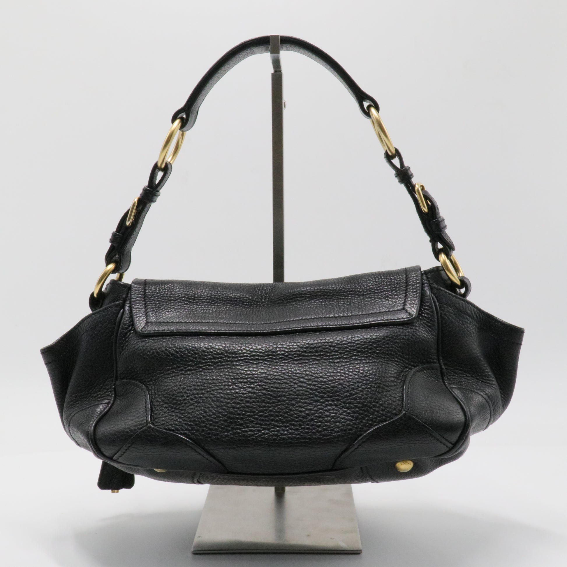 Vitello Daino Sound Lock Handbag