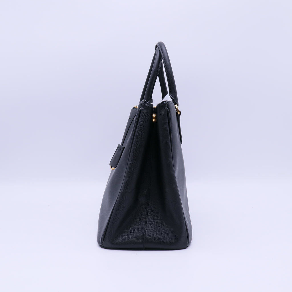 Prada Saffiano Lux Galleria Double Zip Tote Bag large B22139