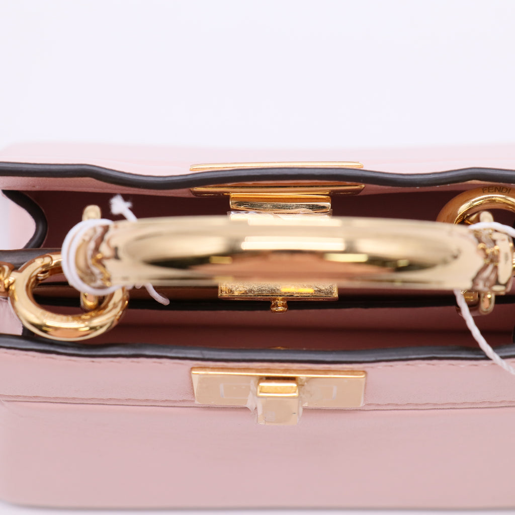 Fendi Shiny Nappa Nano Peekaboo Petite Bag Twins LDJ4933