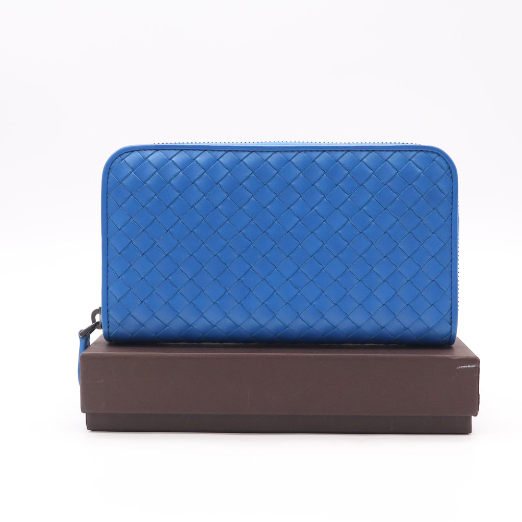 Bottega Veneta Intrecciato Zip-Around Continental Wallet W23041
