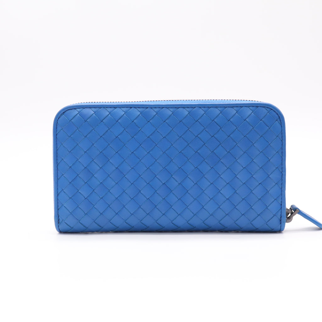Bottega Veneta Intrecciato Zip-Around Continental Wallet W23041