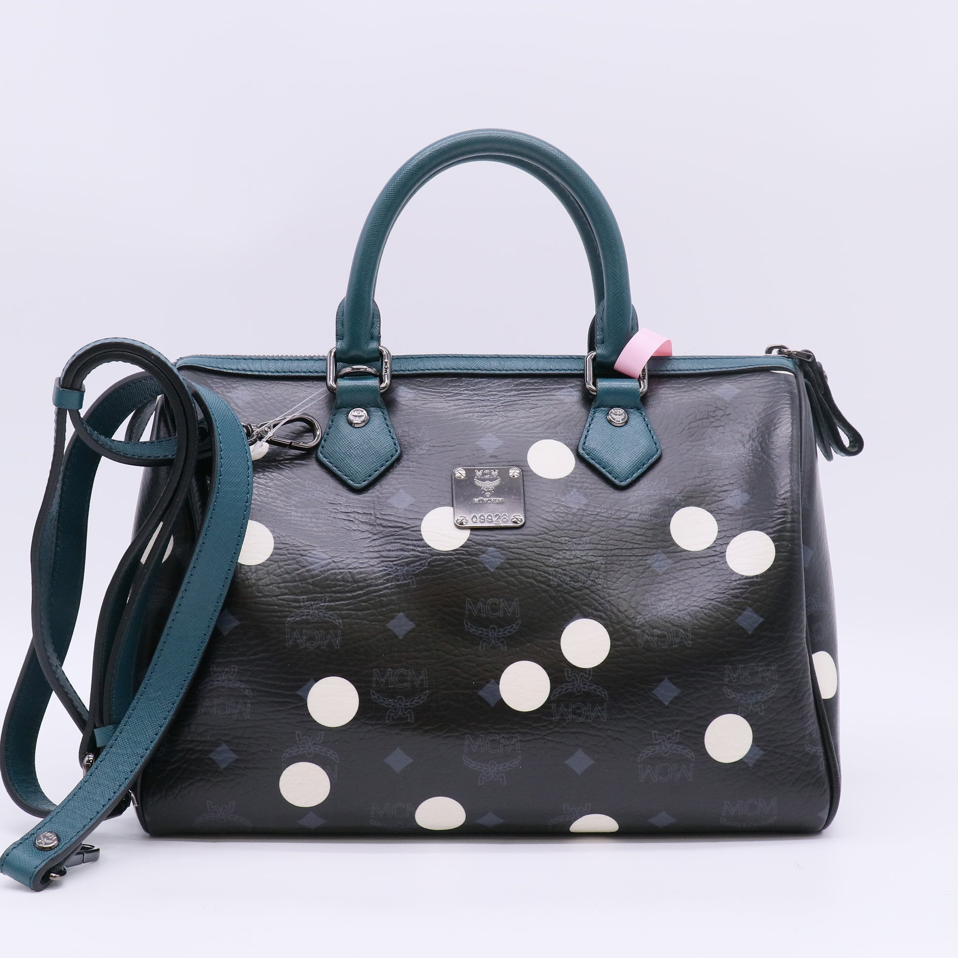 MCM Craig & Karl Snowdome Boston Bag twins LDJ5526