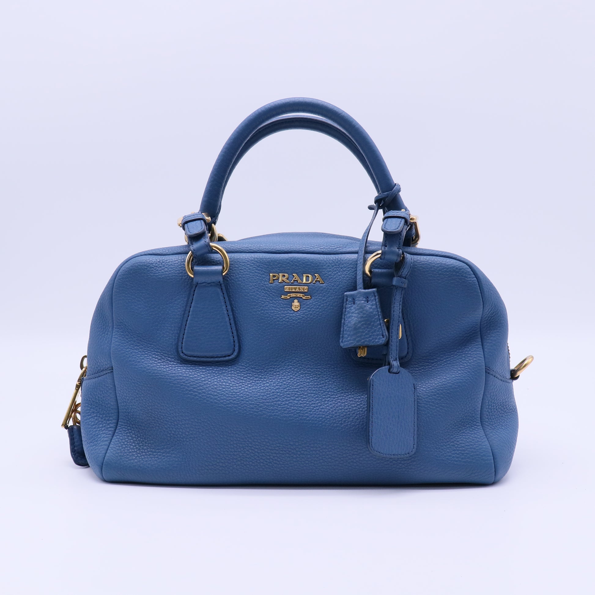 Prada Vitello Daino Bauletto Bag B22075
