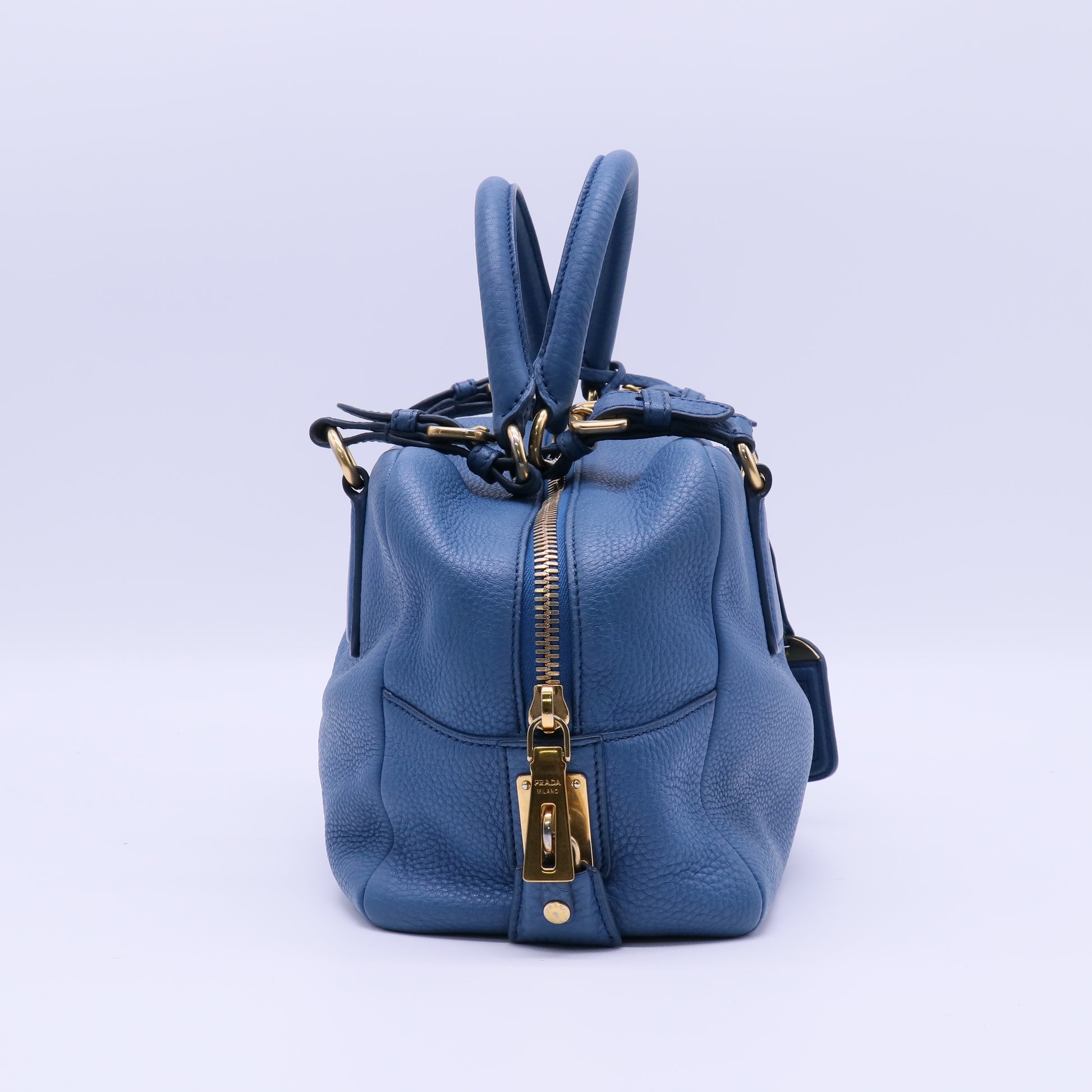 Prada Vitello Daino Bauletto Bag B22075