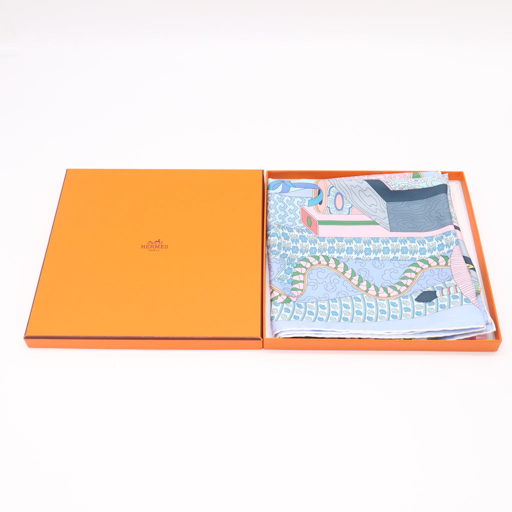 Hermès Carré 90 Silk Scarf twins LDJ5535