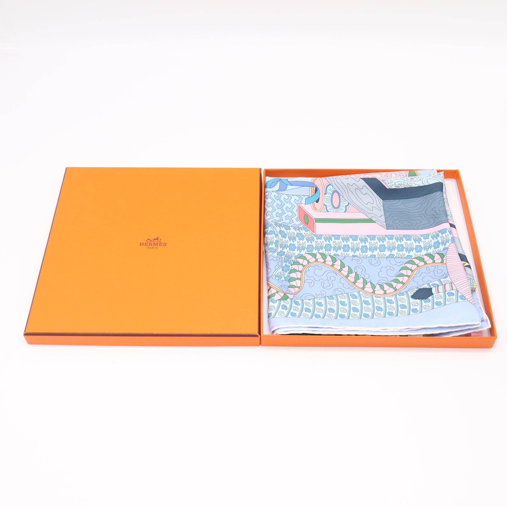 Hermès Carré 90 Silk Scarf twins LDJ5535
