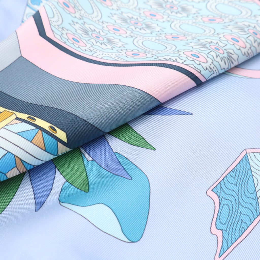 Hermès Carré 90 Silk Scarf twins LDJ5535