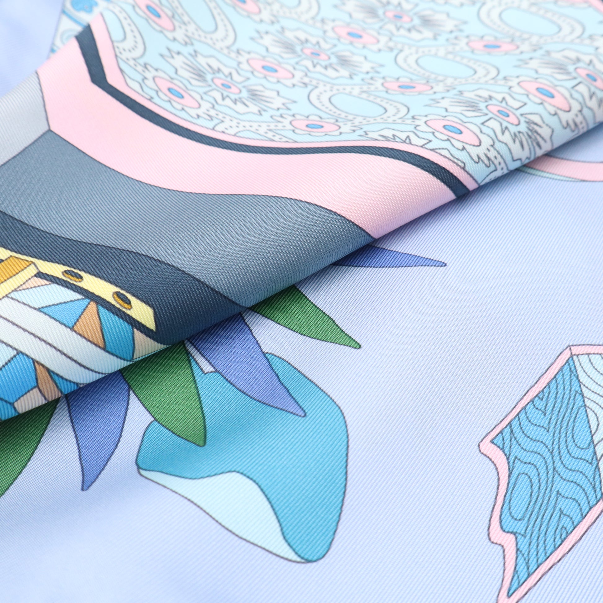 Hermès Carré 90 Silk Scarf twins LDJ5535