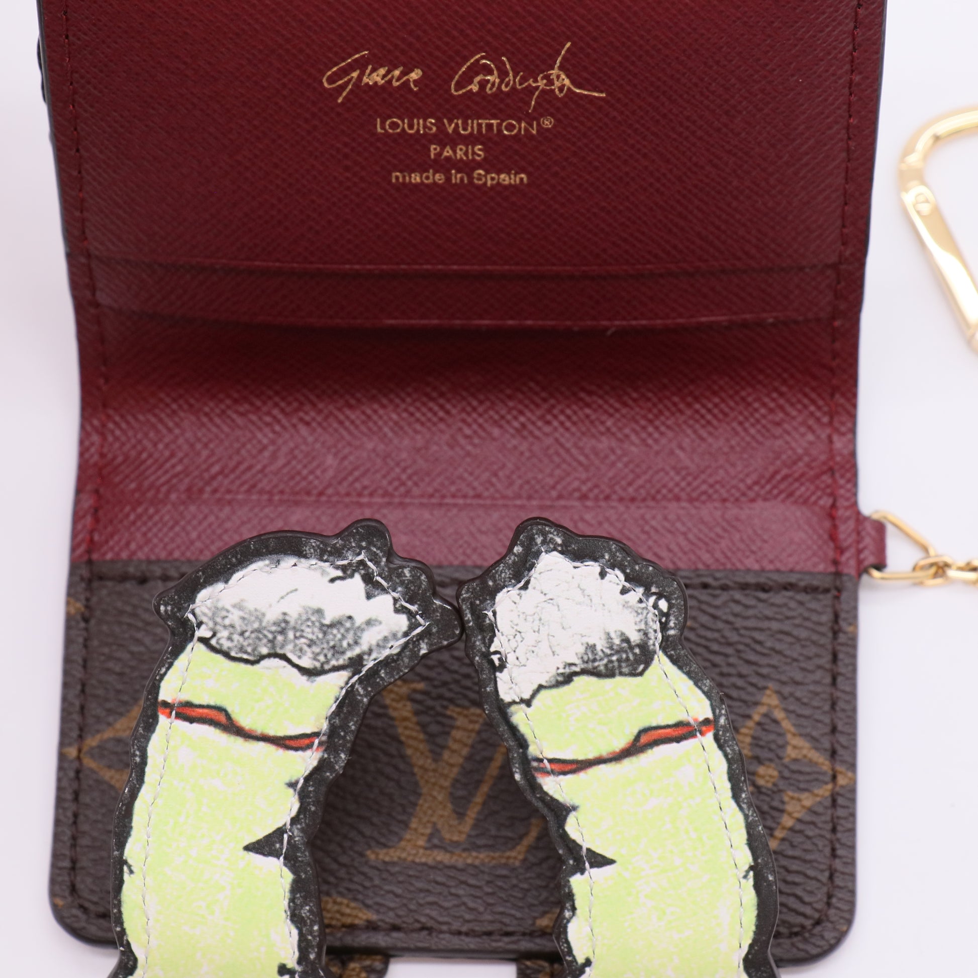 Louis Vuitton Pawket Purse "Travels With Grace Coddington" Collection Twins LDJ4935