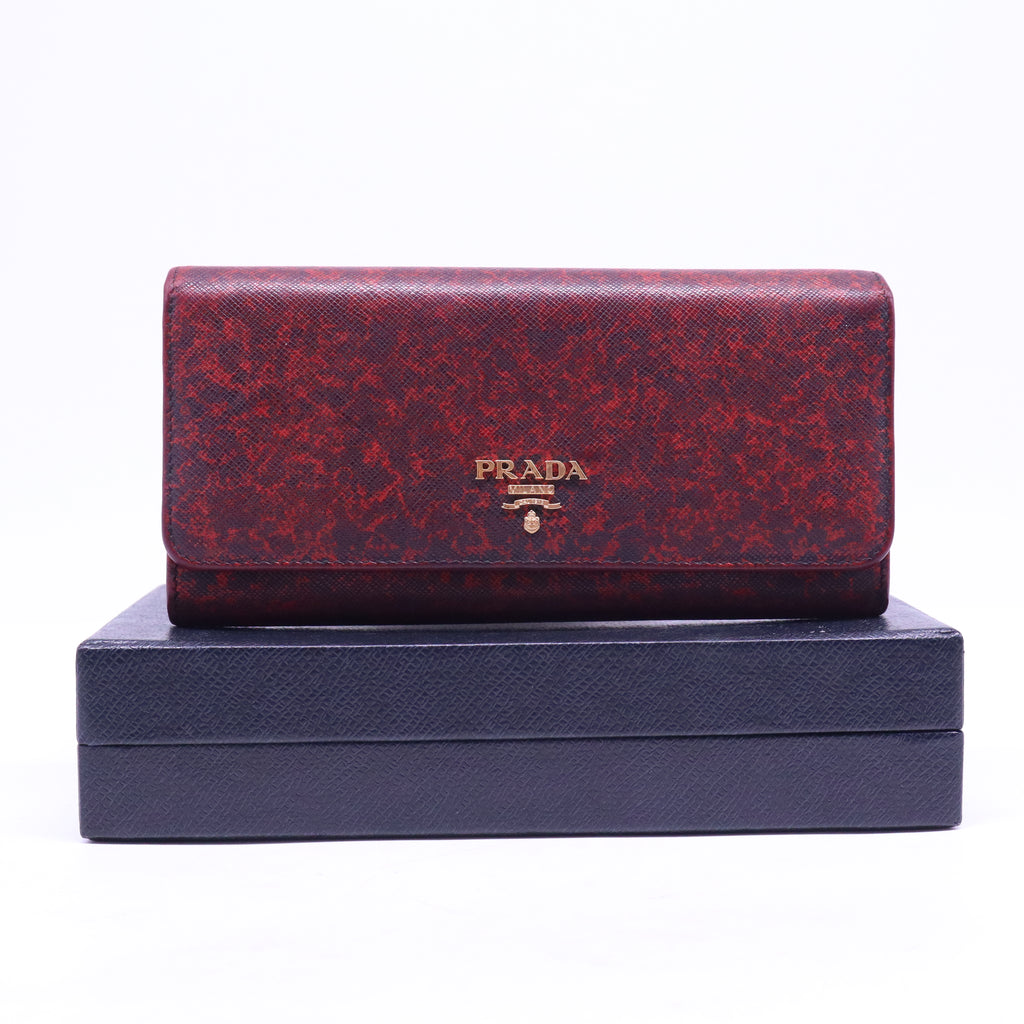 Burgundy Leather Continental Wallet W20599
