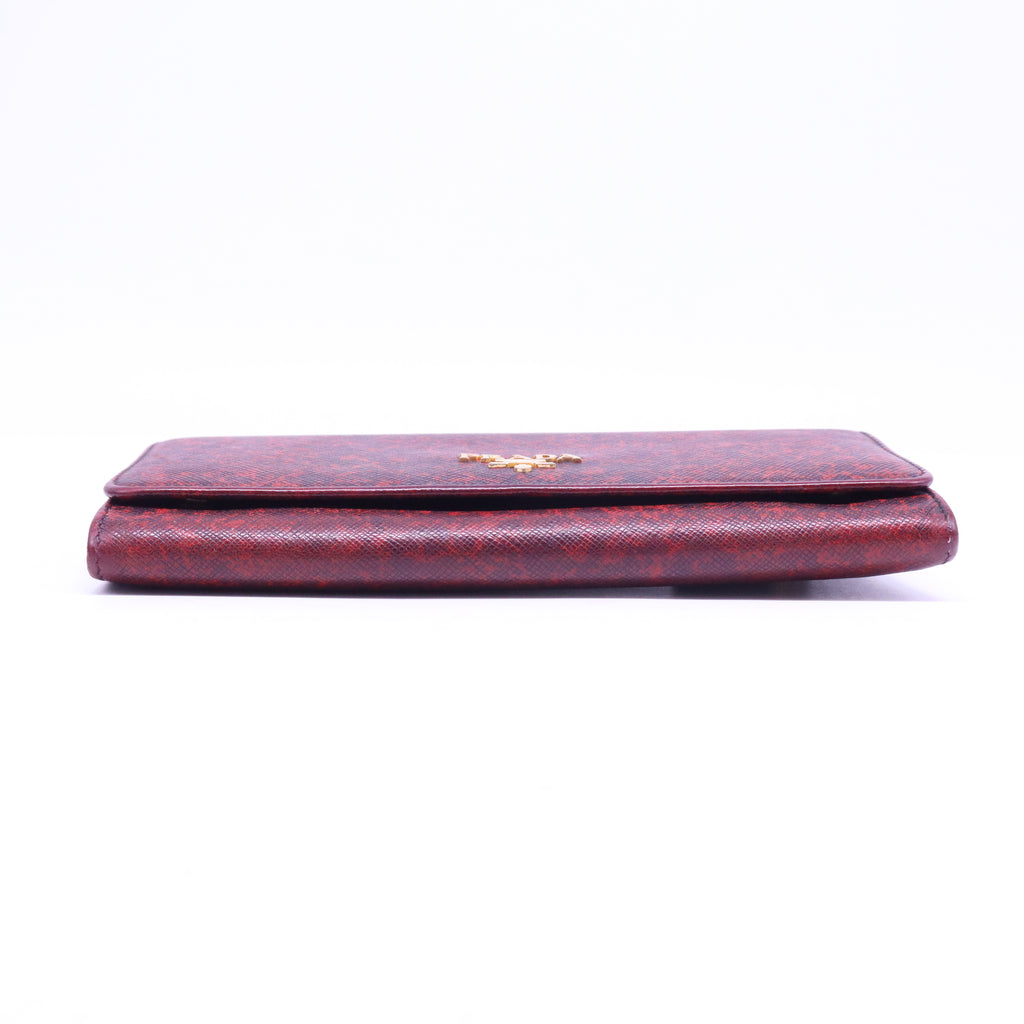 Burgundy Leather Continental Wallet W20599