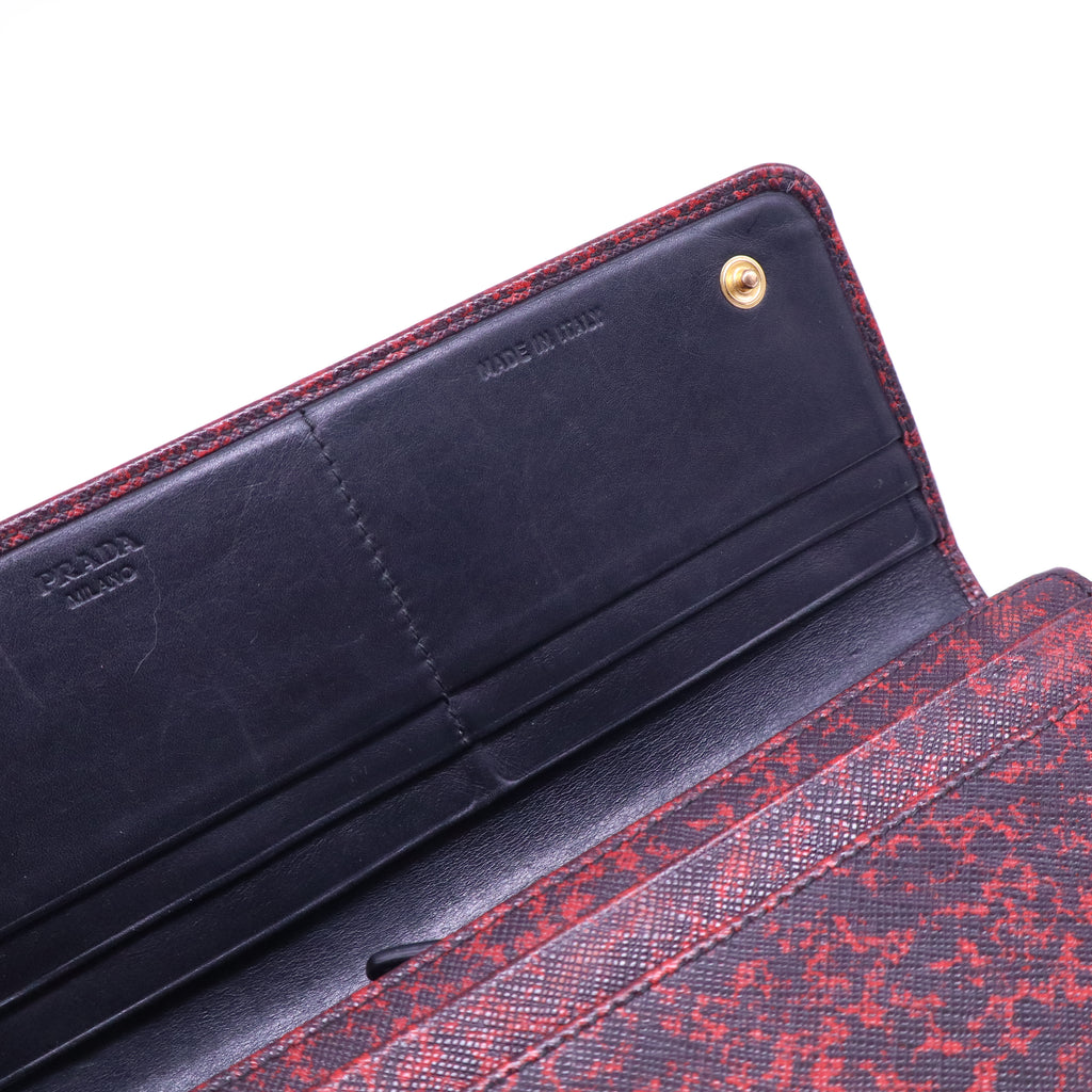 Burgundy Leather Continental Wallet W20599