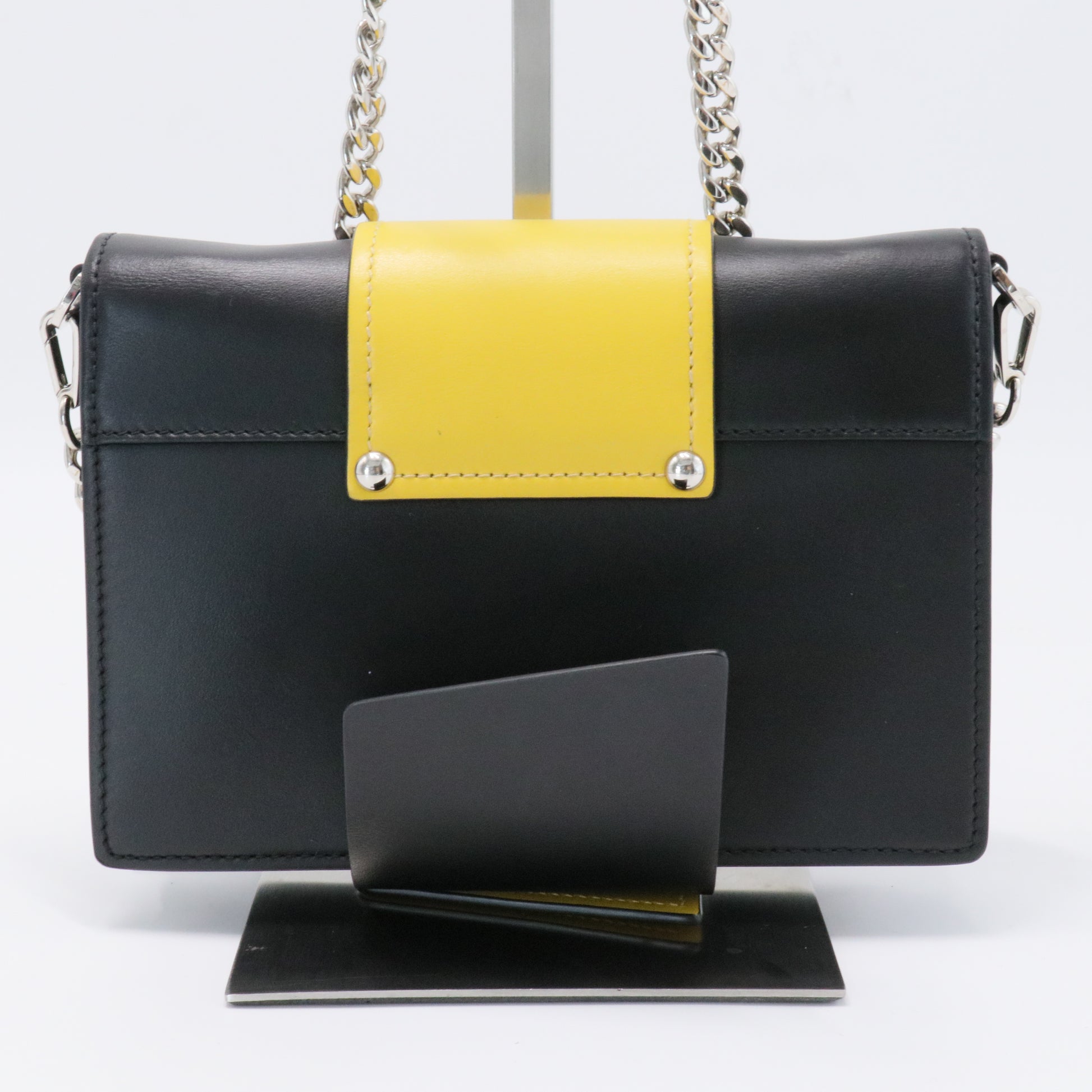 Crystal Ribbon Shoulder Bag City Calfskin Small