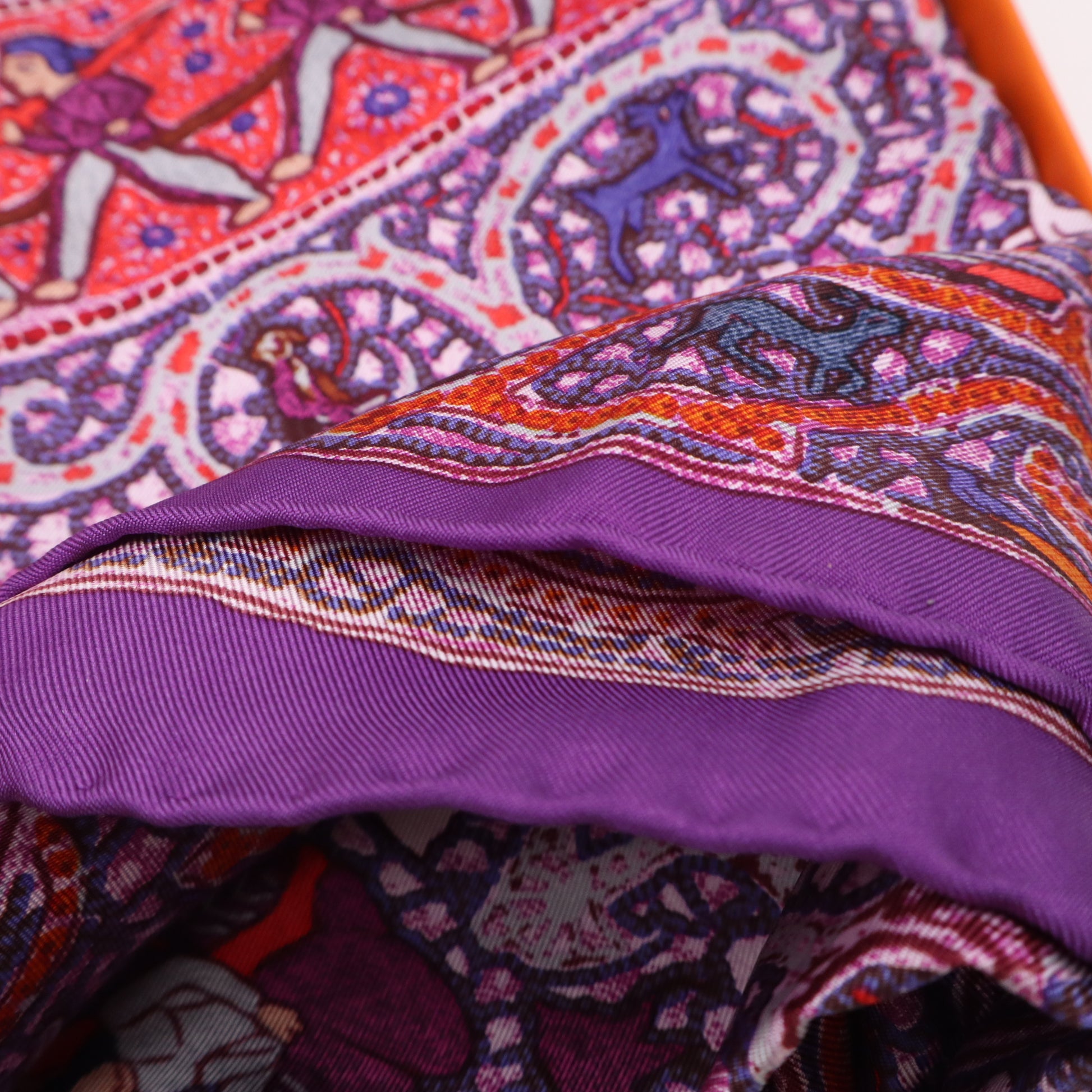 Selle de Collection shawl 140 Hermes twins LDJ5537