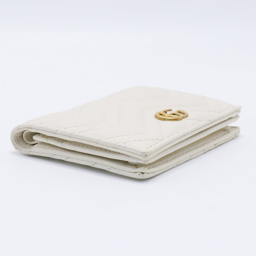 GG Marmont Card Case Wallet Matelasse Leather