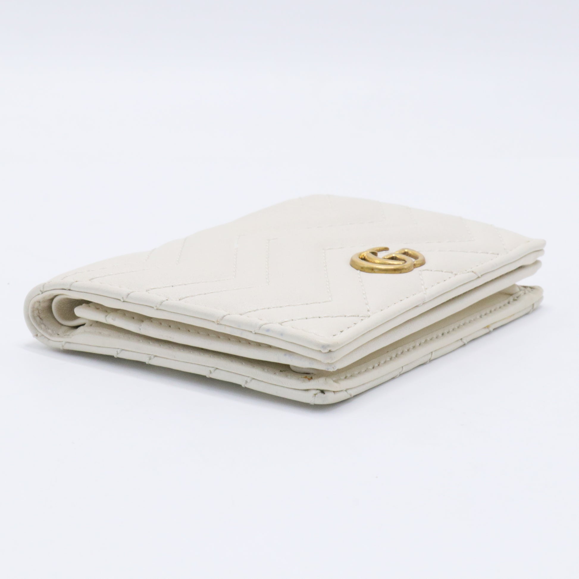 GG Marmont Card Case Wallet Matelasse Leather