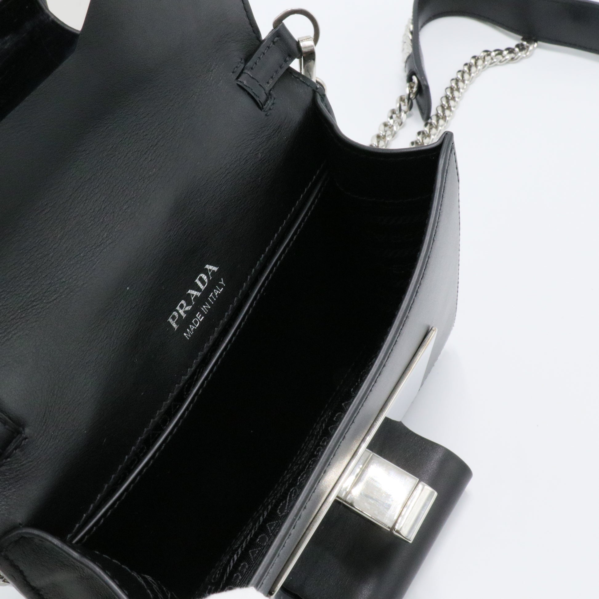 Crystal Ribbon Shoulder Bag City Calfskin Small