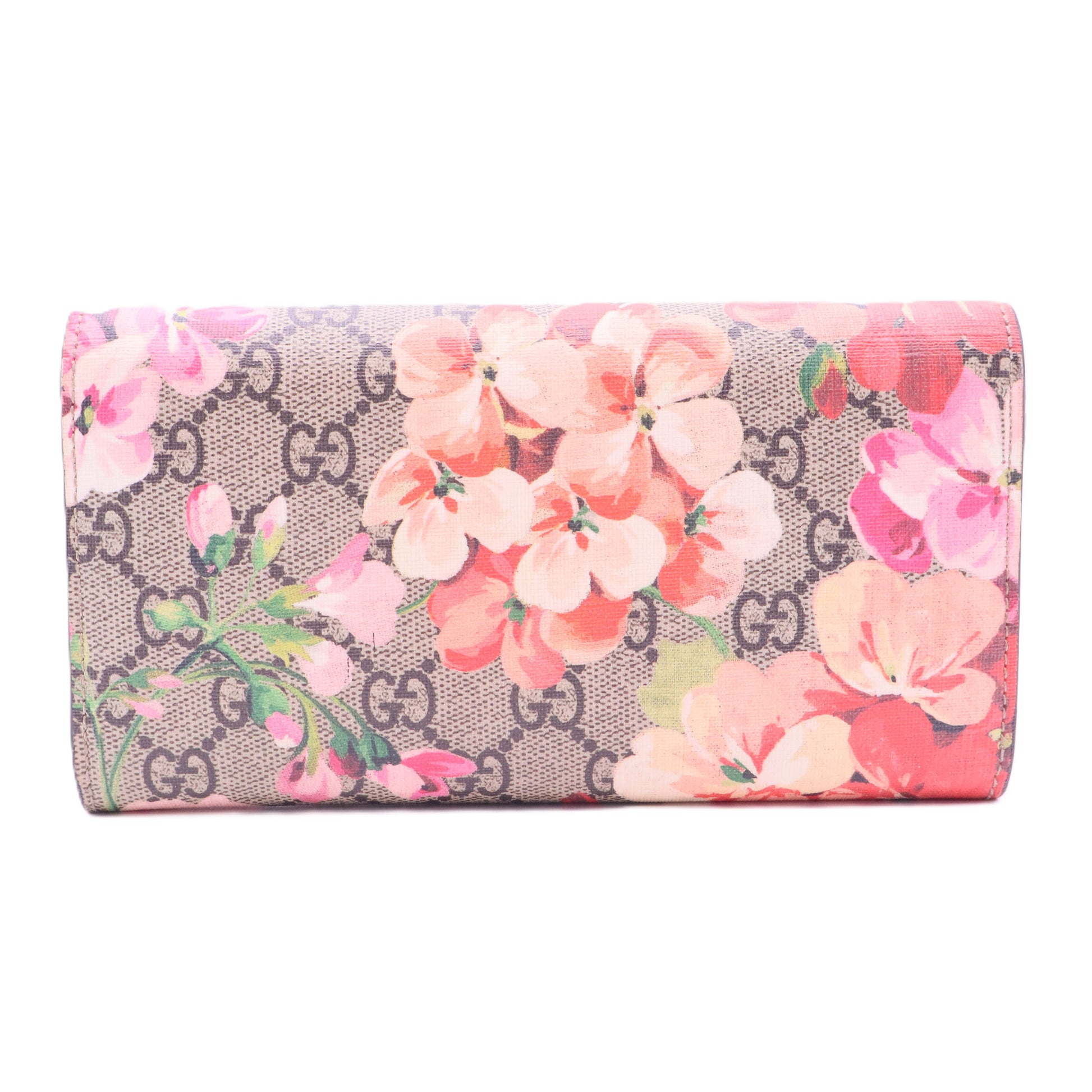 Canvas Floral Print Continental Wallet