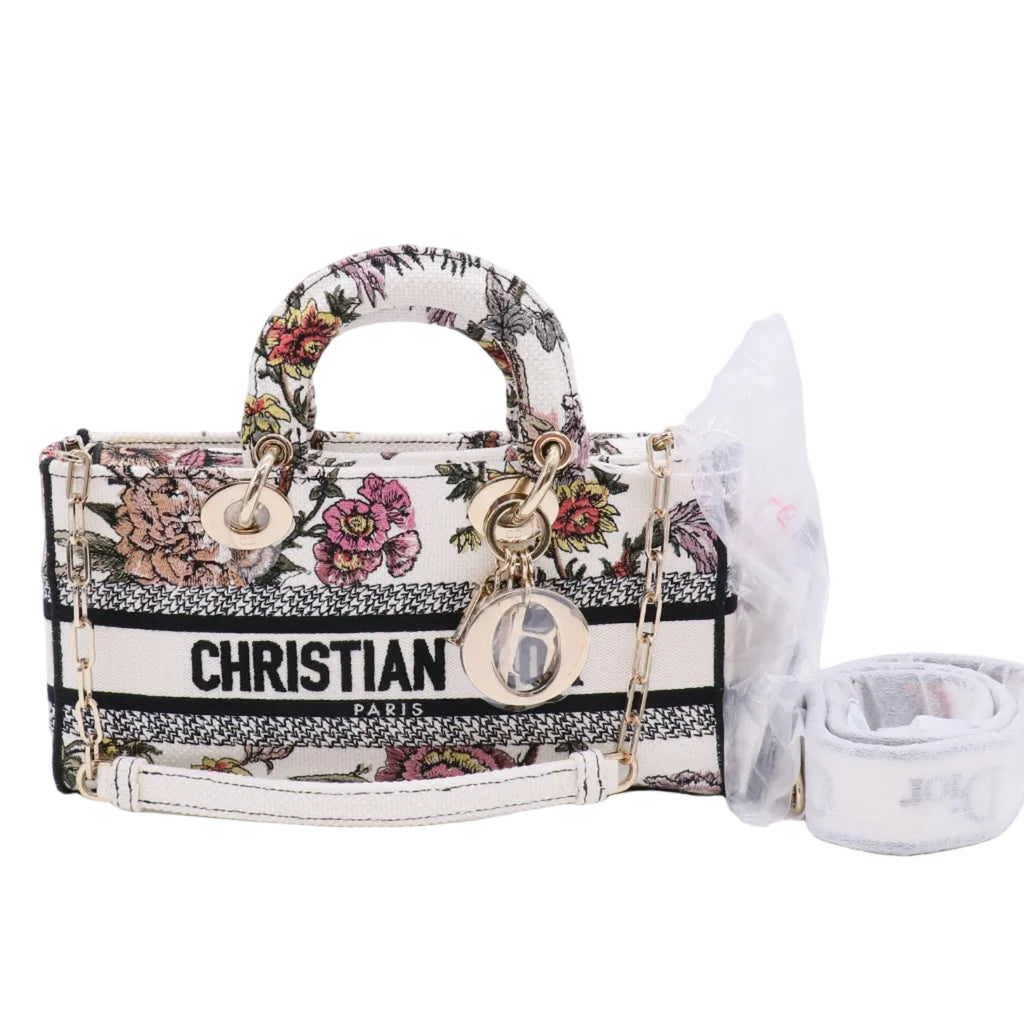 Christian Dior Canvas Lady D-Joy Medium Twins LDJ4932