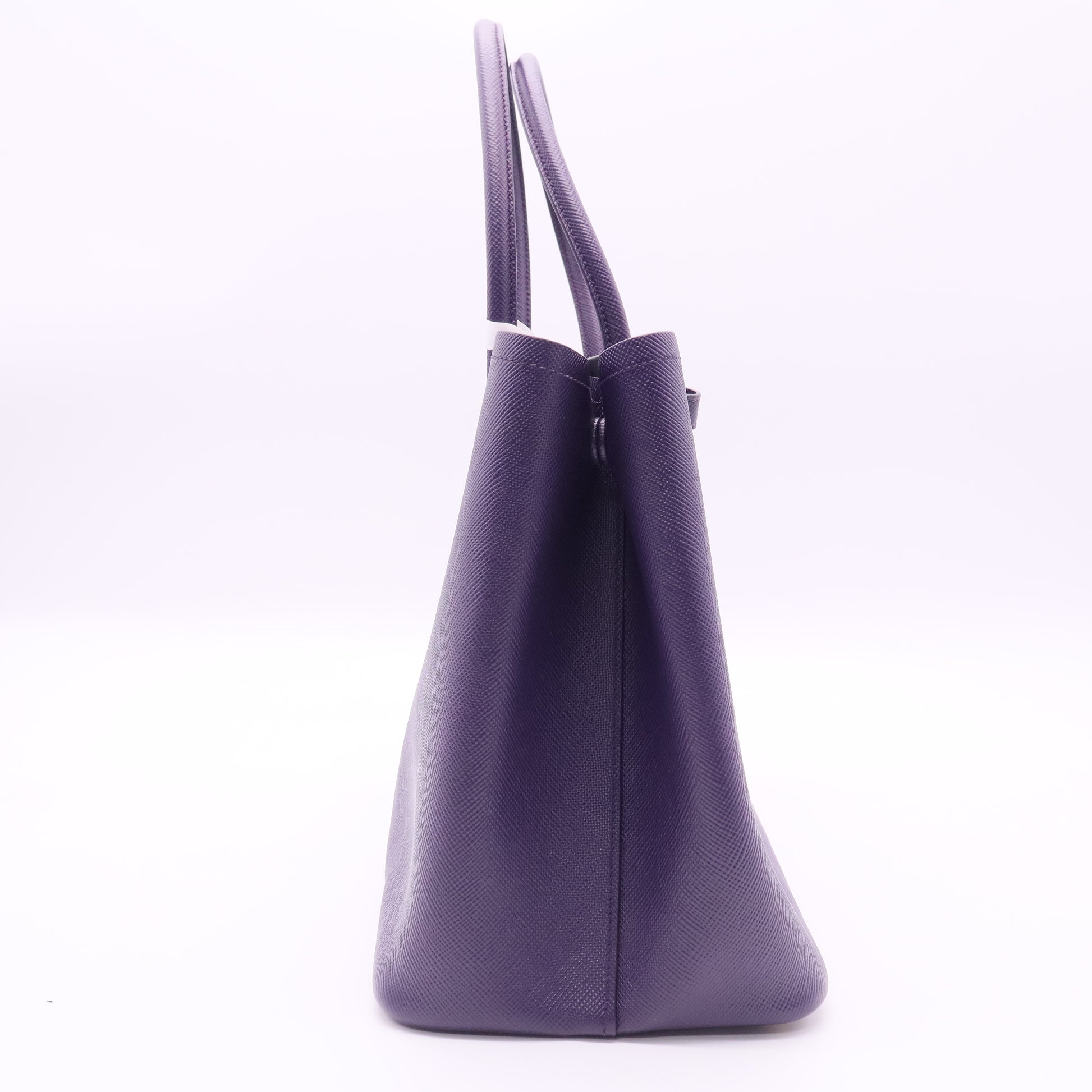 Cuir Double Tote Saffiano Leather Large