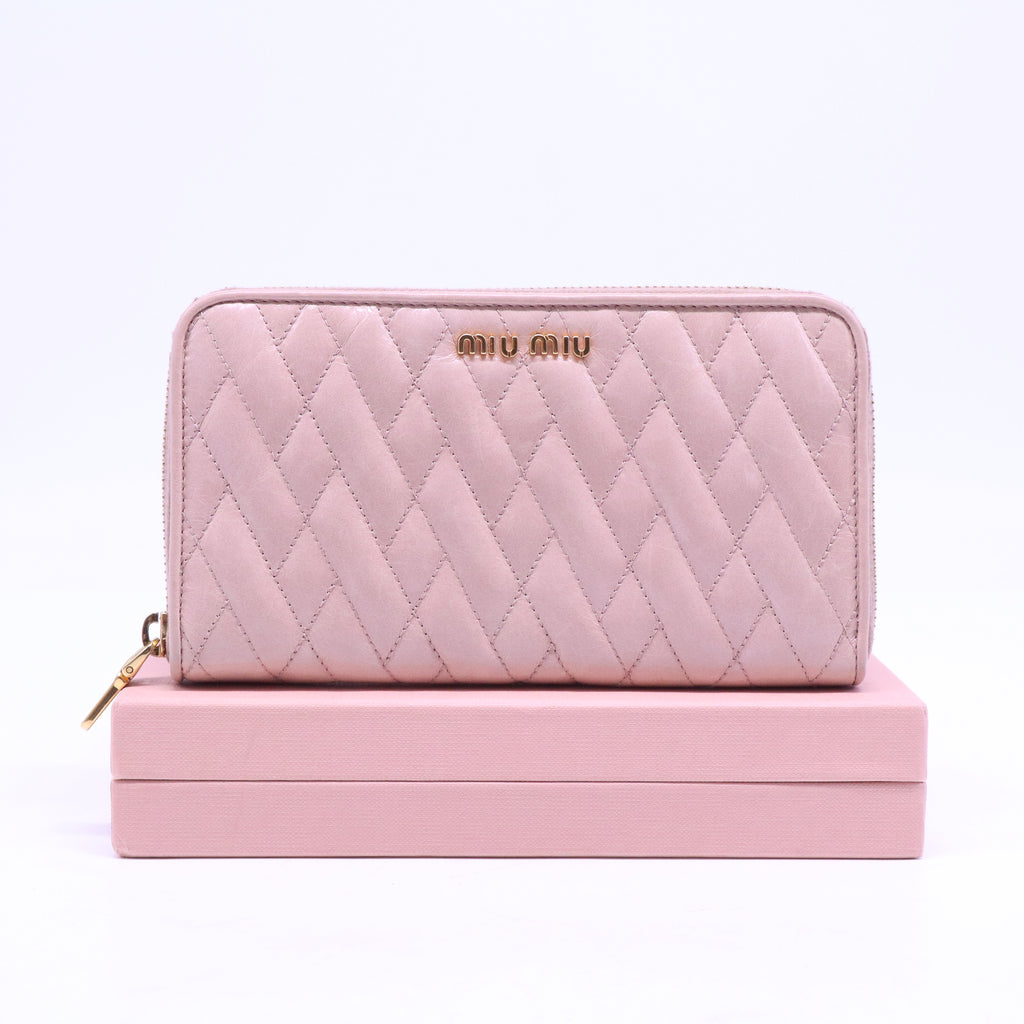Pink Leather Wallet W20631