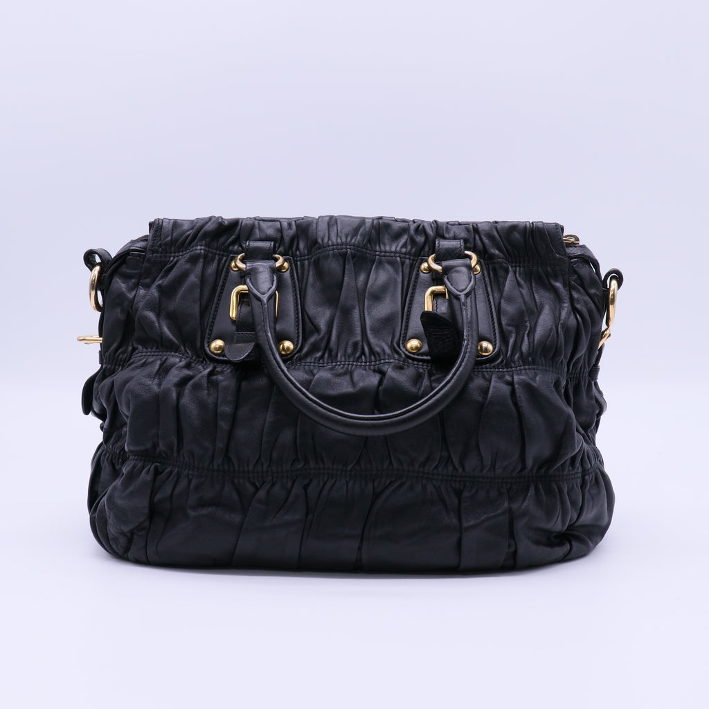 Prada Nappa Gaufre Convertible Tote Bag B21071