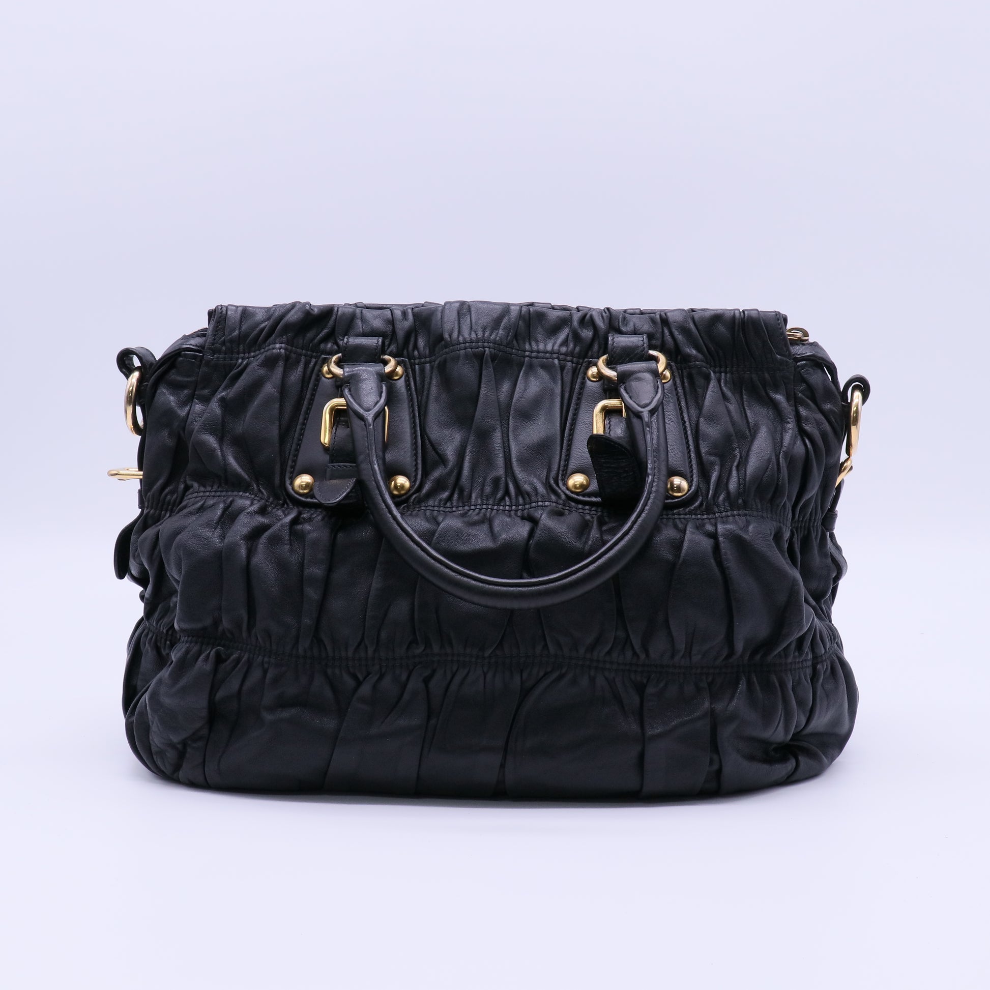 Prada Nappa Gaufre Convertible Tote Bag B21071