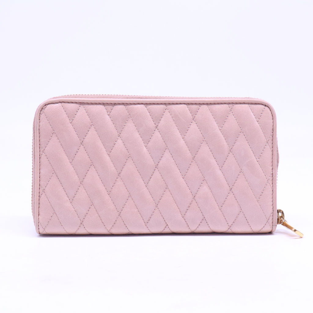 Pink Leather Wallet W20631