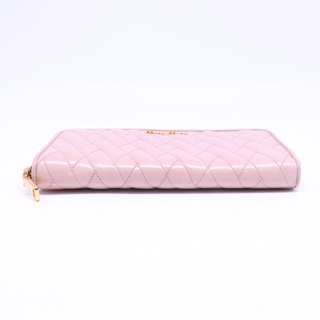 Pink Leather Wallet W20631