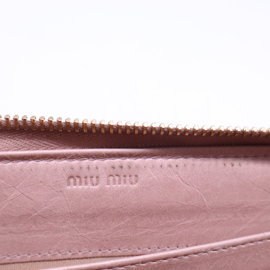 Pink Leather Wallet W20631