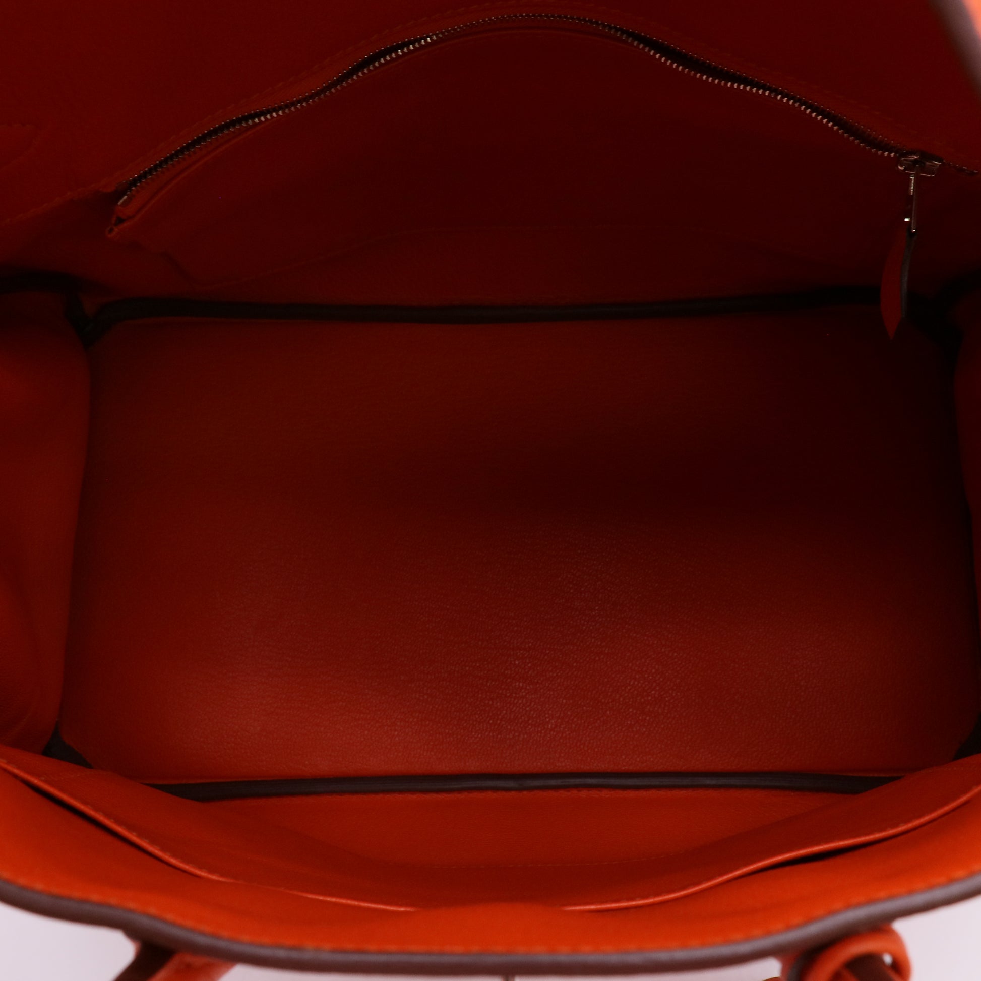 Orange H Togo Brikin 35 Handbag Twins LDJ4931