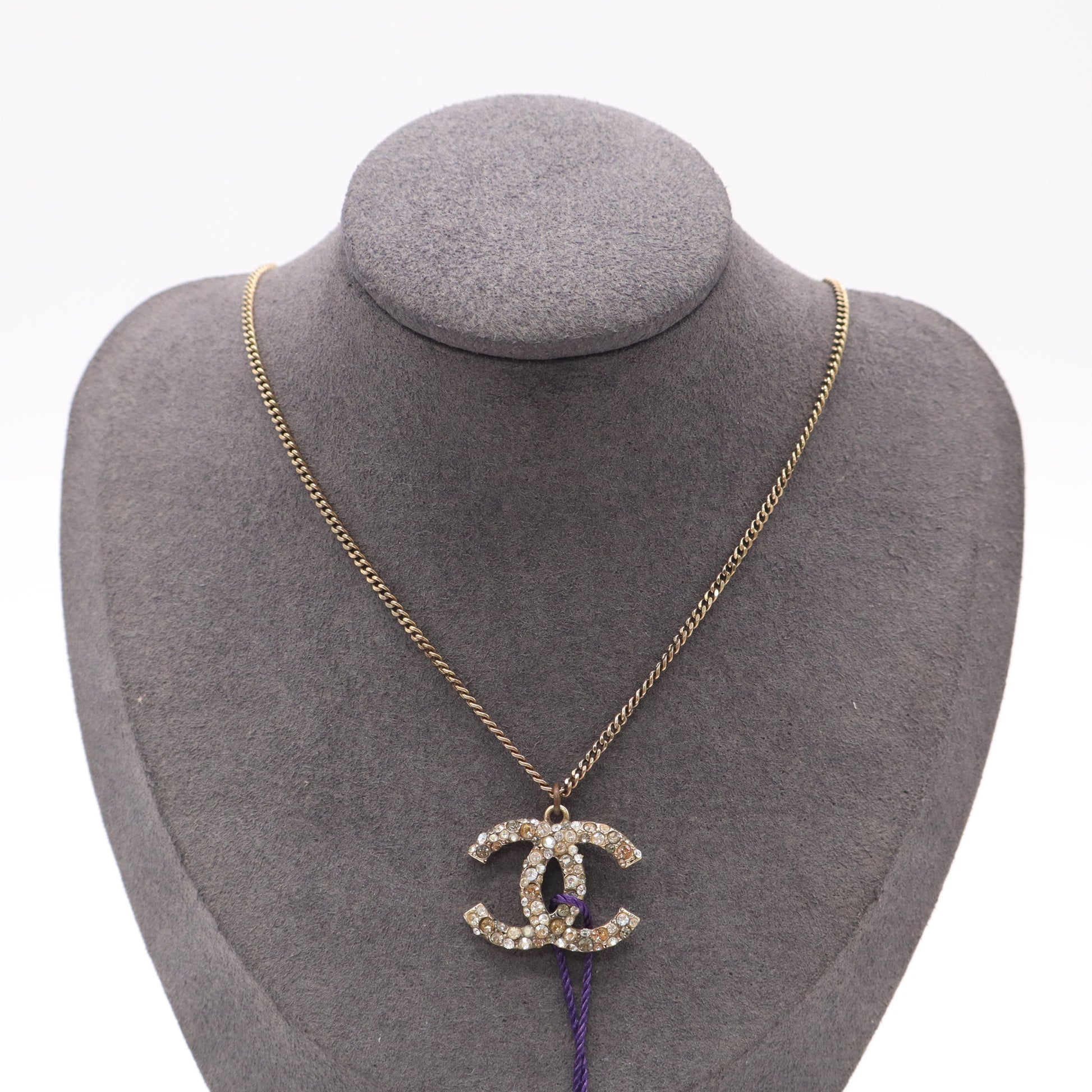 Chanel CC Pendant Necklace twins LDJ5550