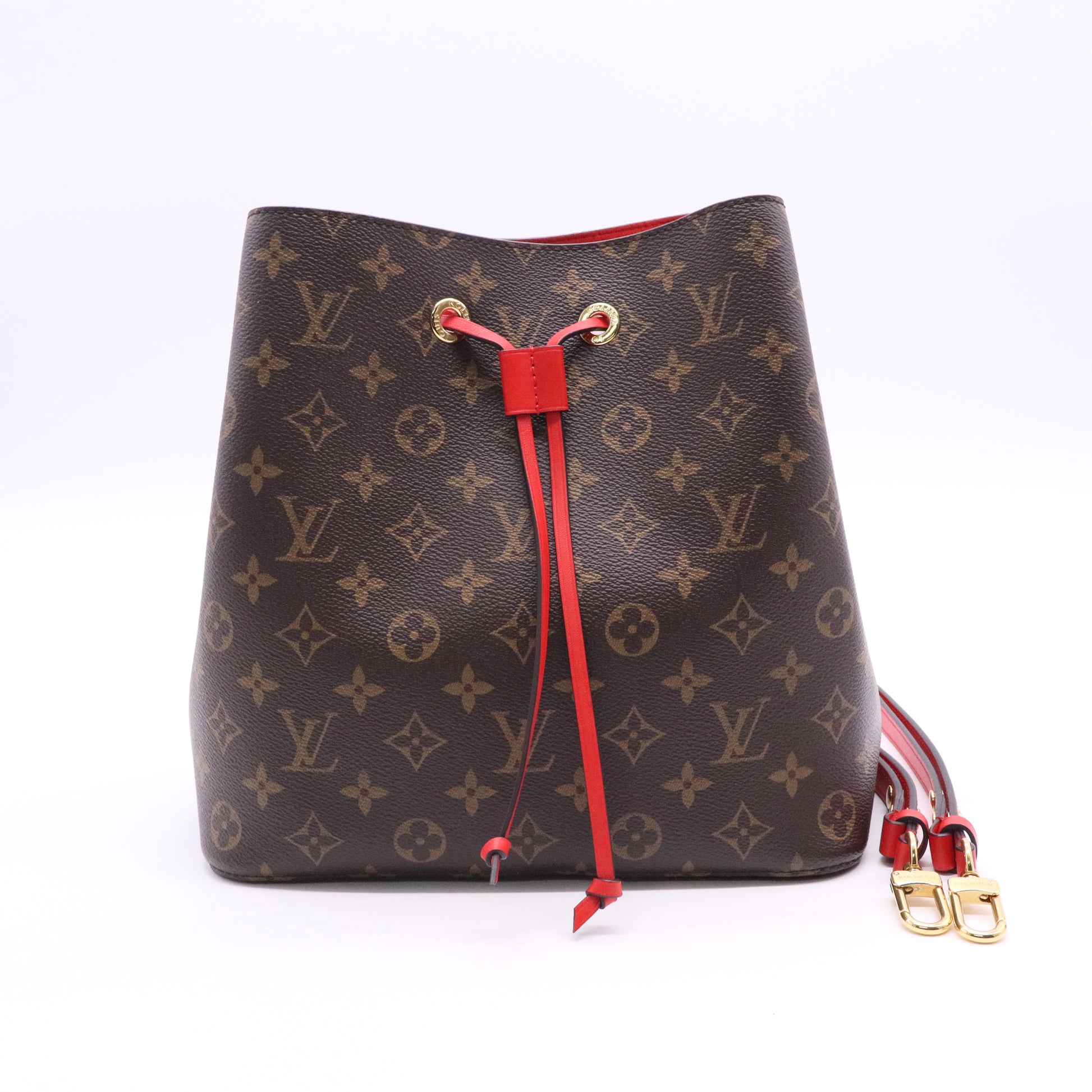 Monogram Neonoe MM Coquelicot Twins  LDJ2720
