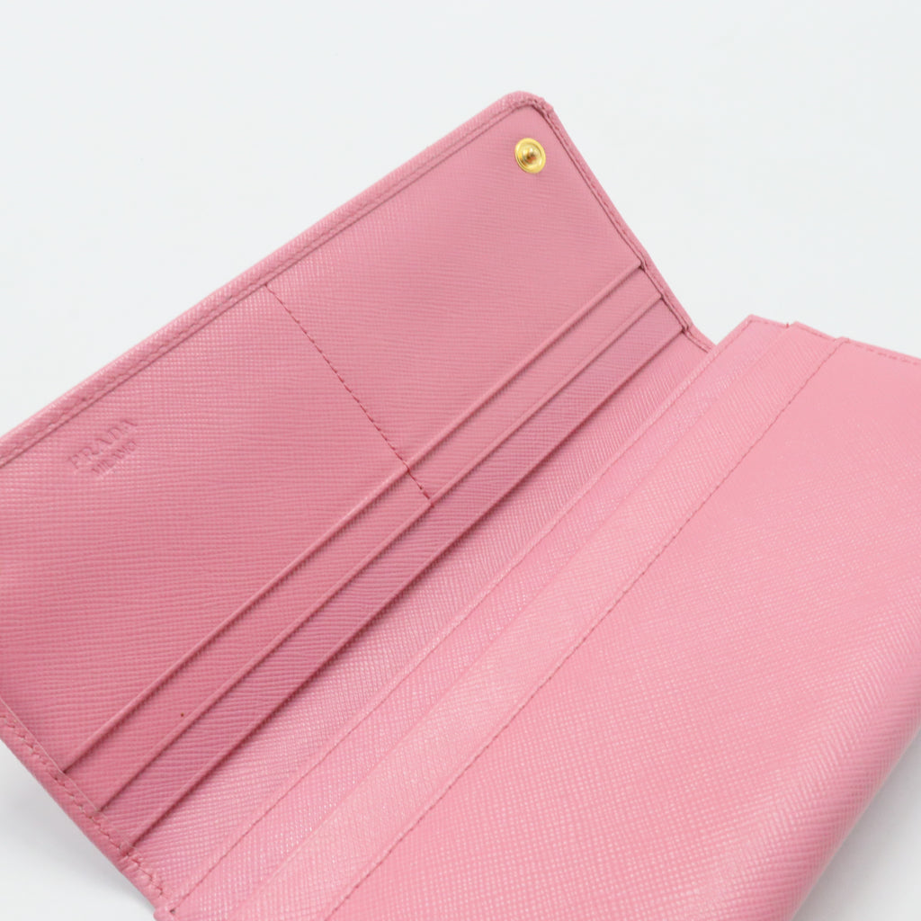 Continental Wallet Saffiano Leather Long