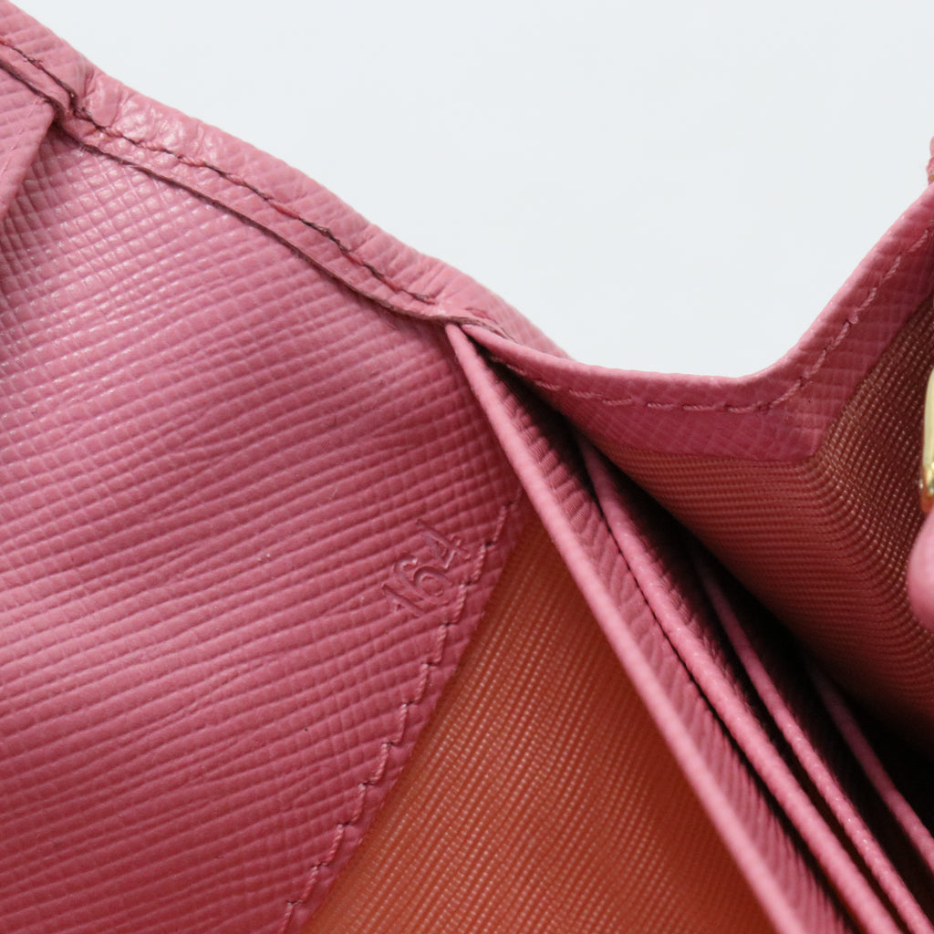 Continental Wallet Saffiano Leather Long